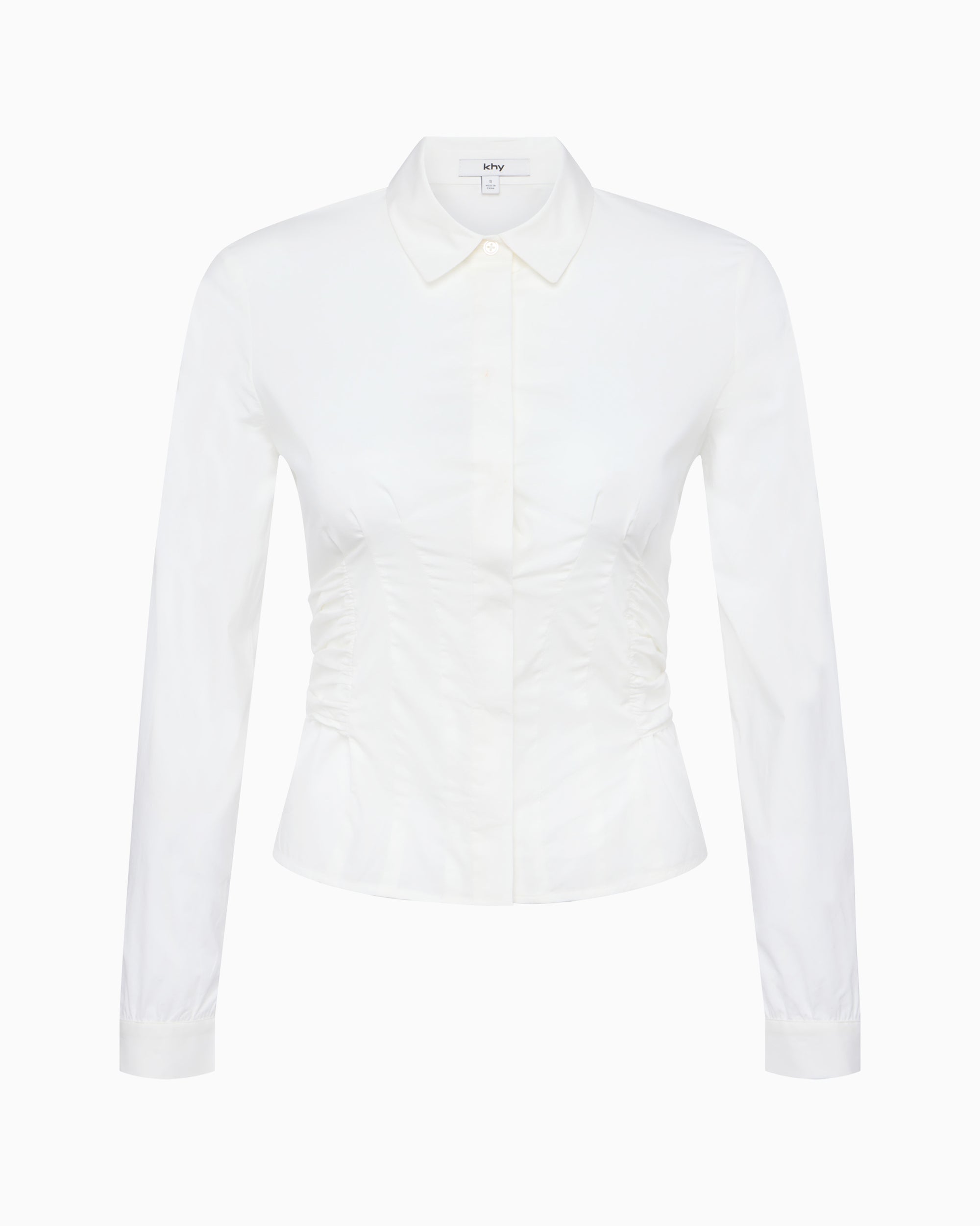 Seamed Button Down | White