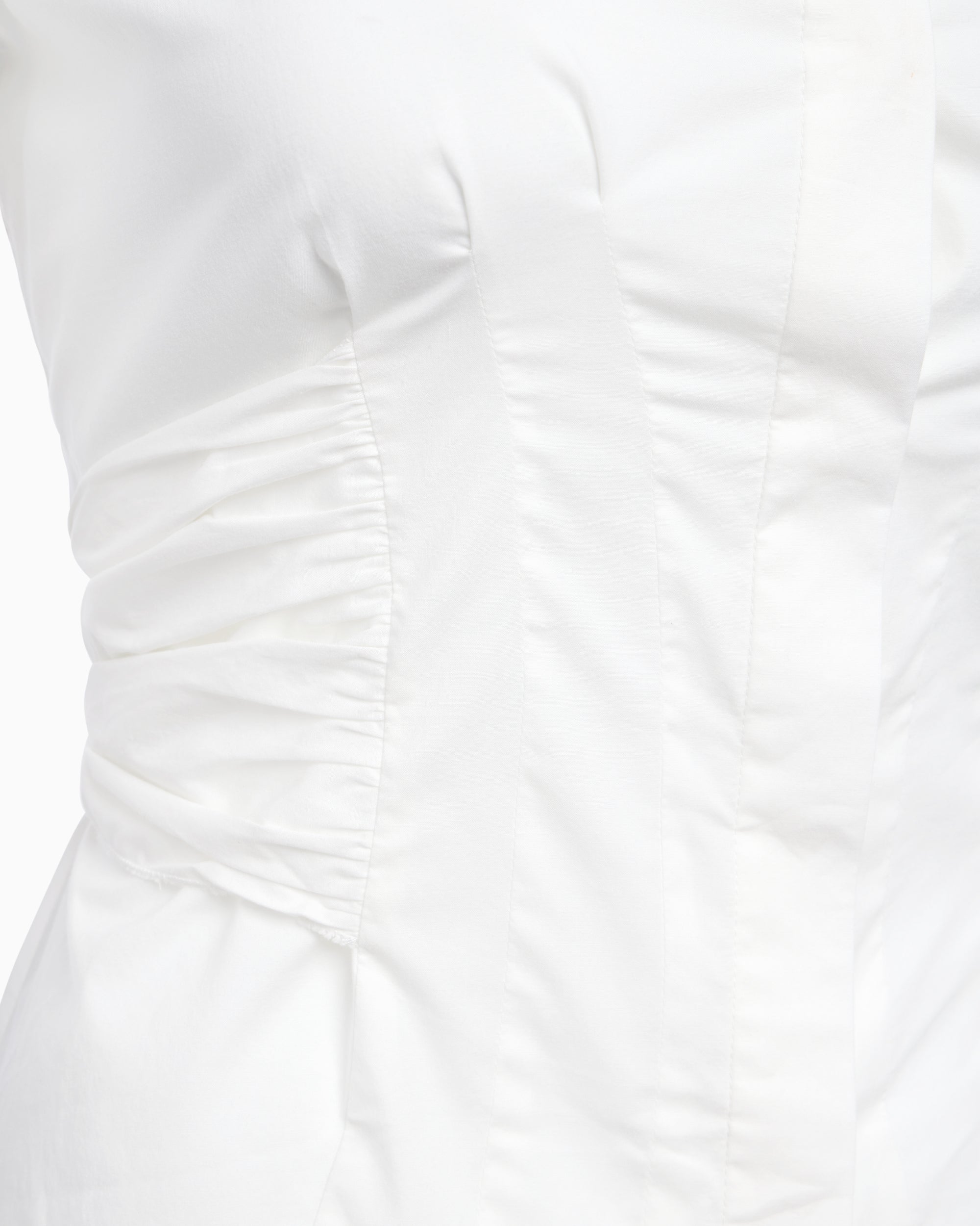 Seamed Button Down | White