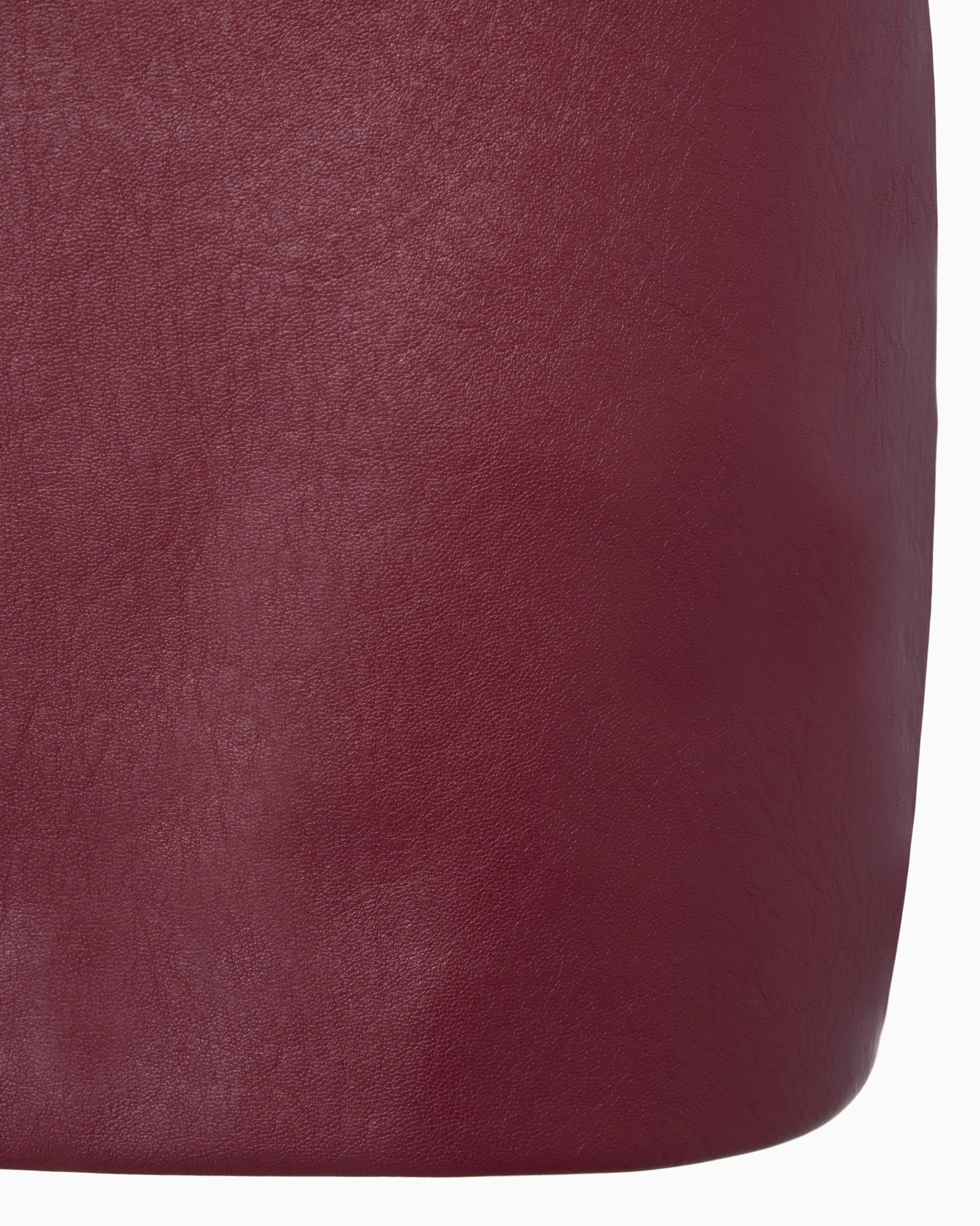 Faux Leather Micro Mini Skirt | Merlot