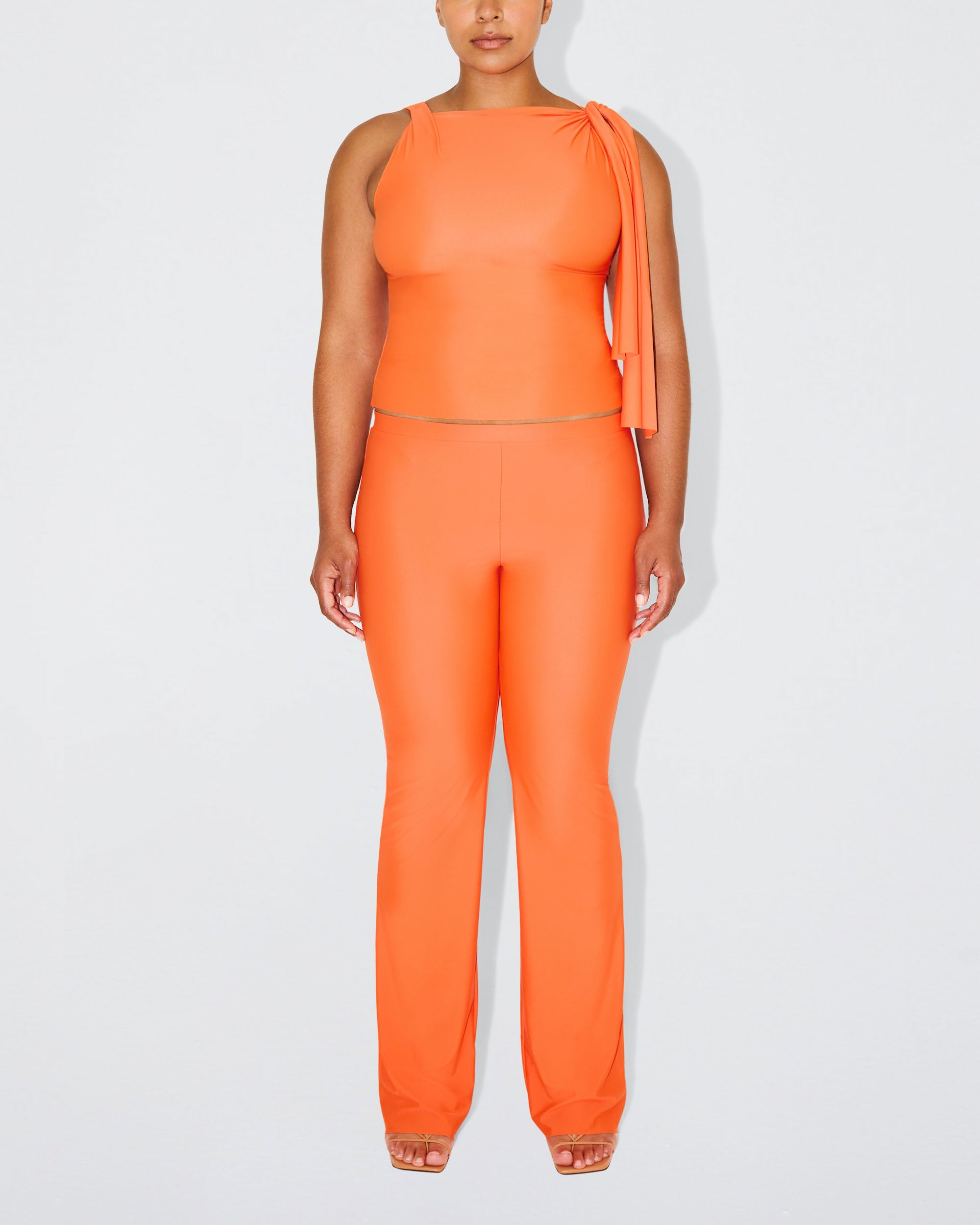 Sleek Stretch Low Rise Pant | Papaya