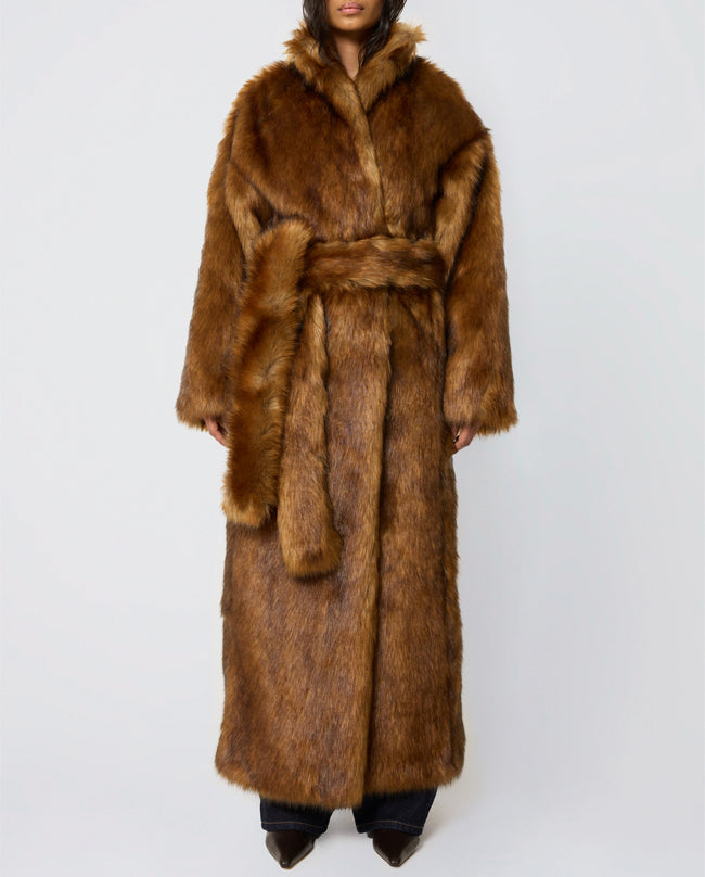 Faux Fur Coat | Cedar