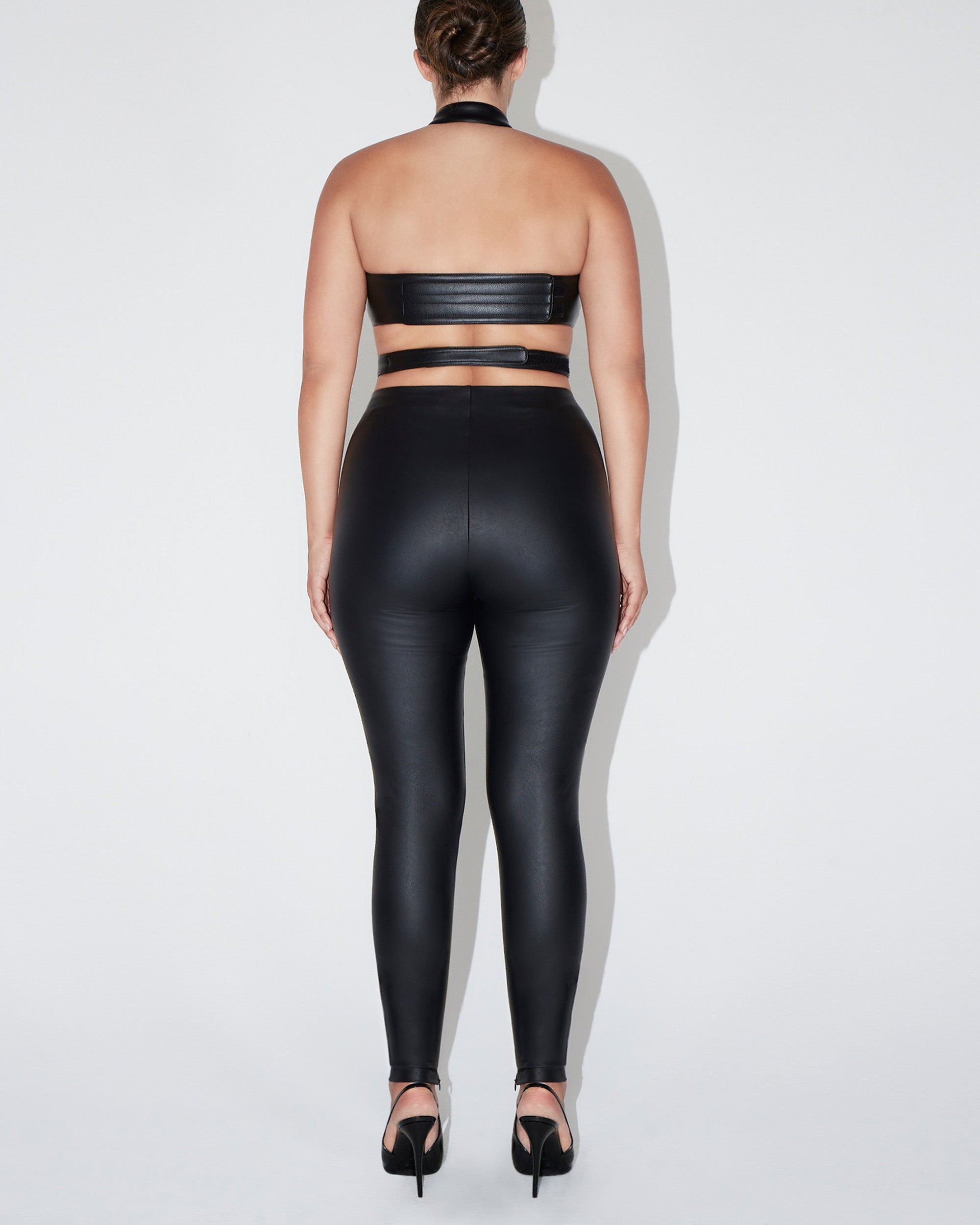 Vegan Leather Leggings Black – Sugar Popped