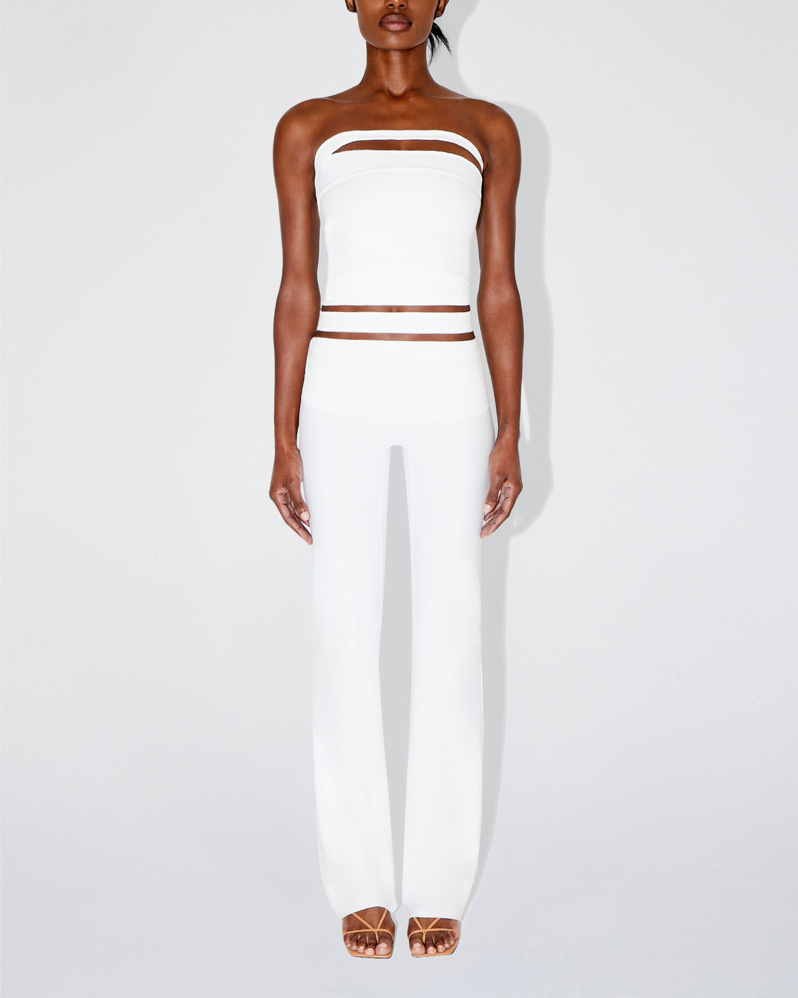 Sleek Stretch Tube Top | Bright White