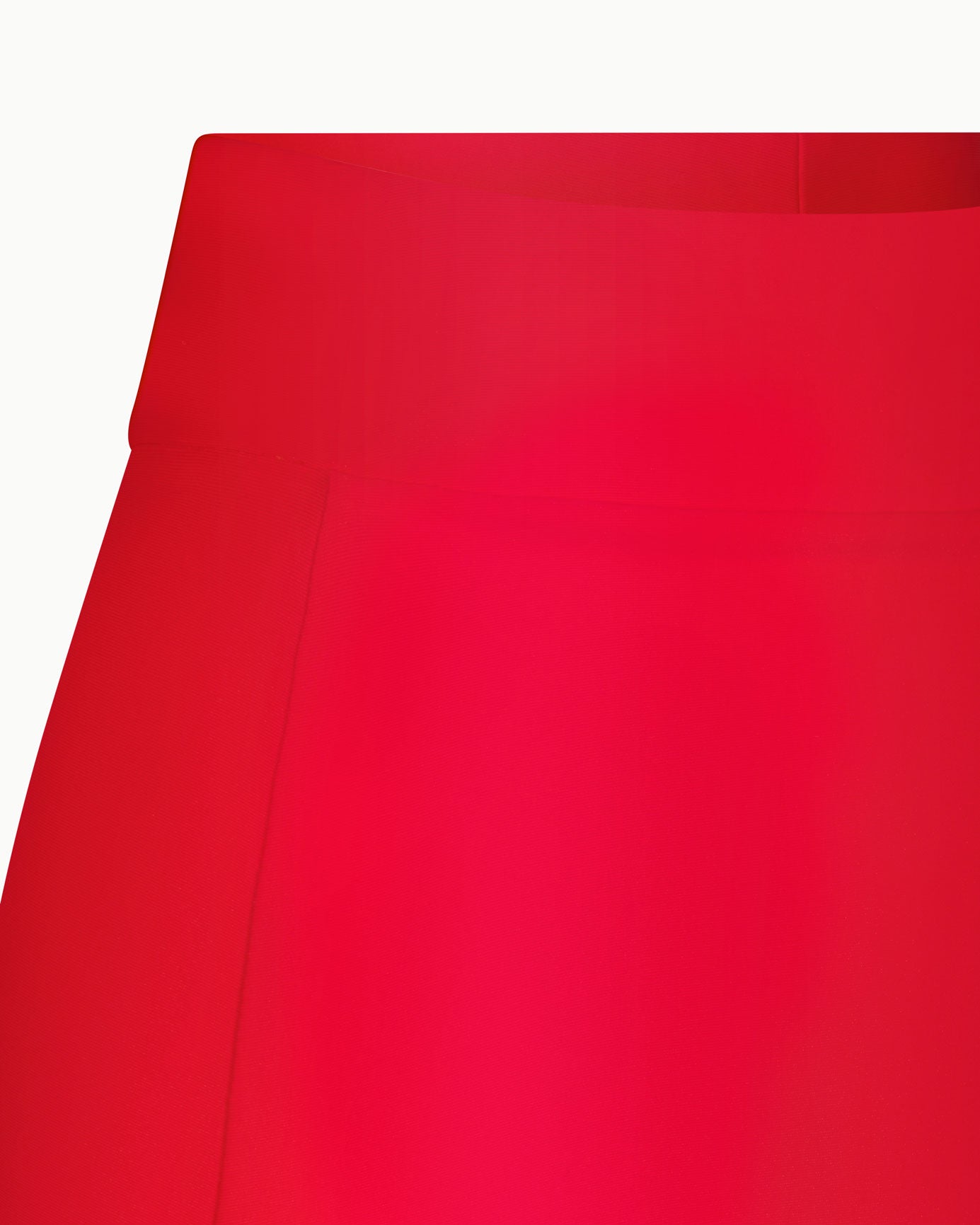 Sleek Stretch Asymmetrical Skirt | Tomato