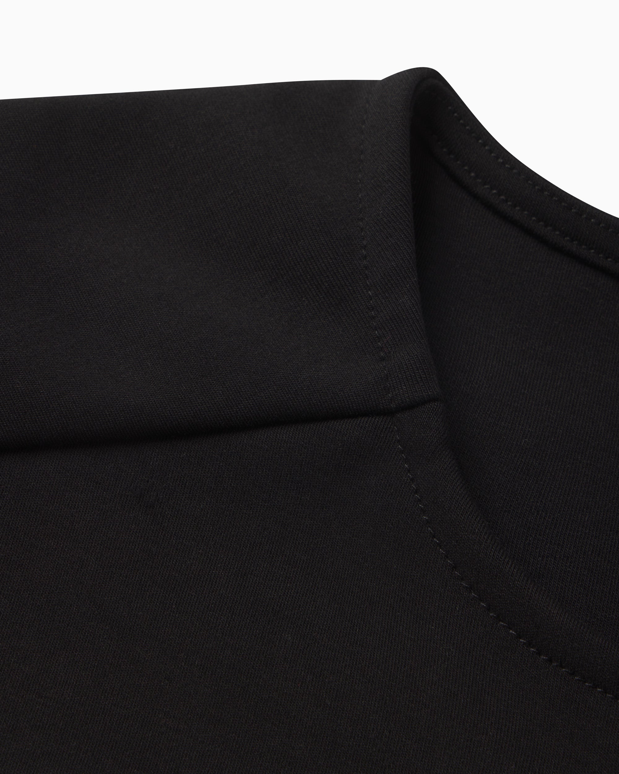 Seamed Baby Tee | Black