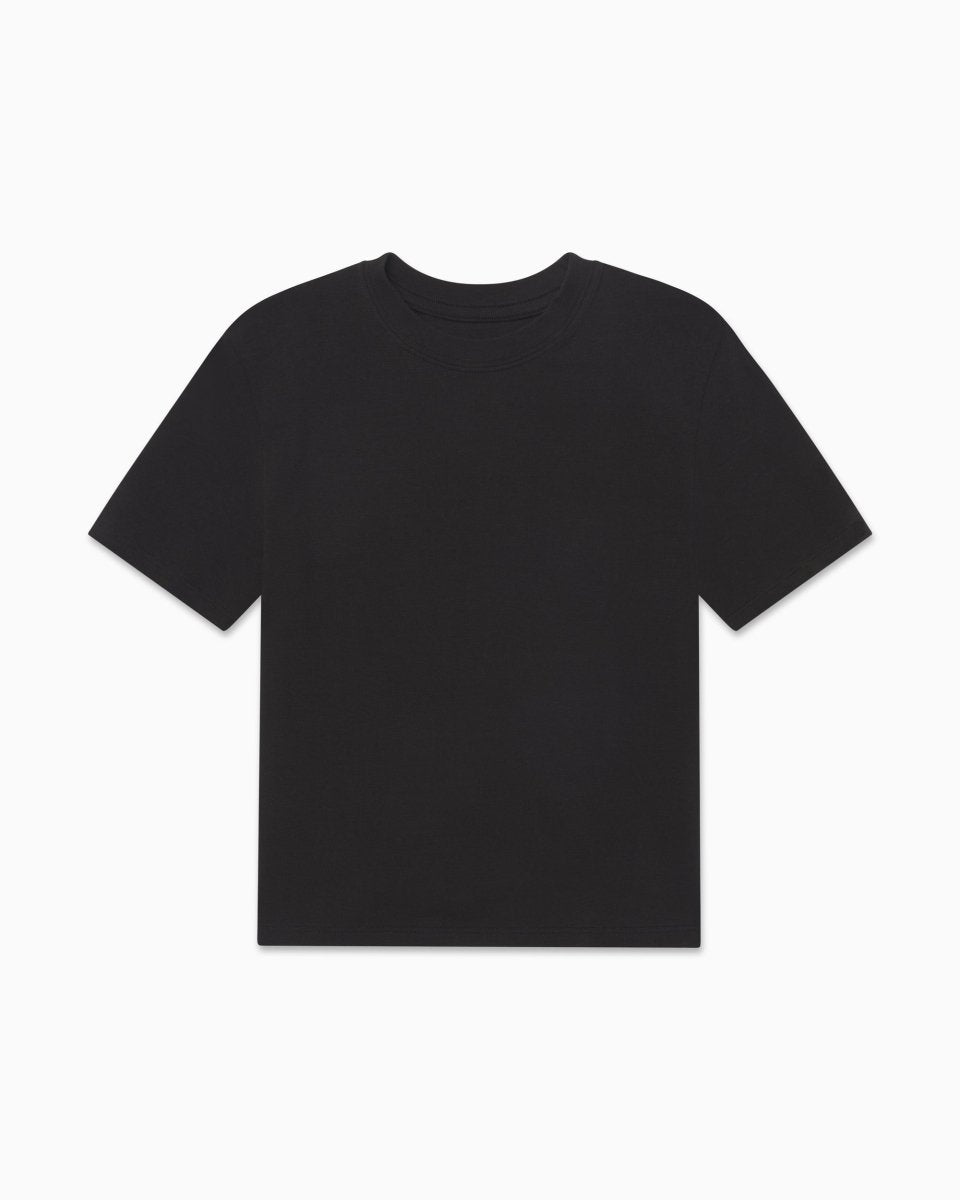 Plain black shop t shirt baby