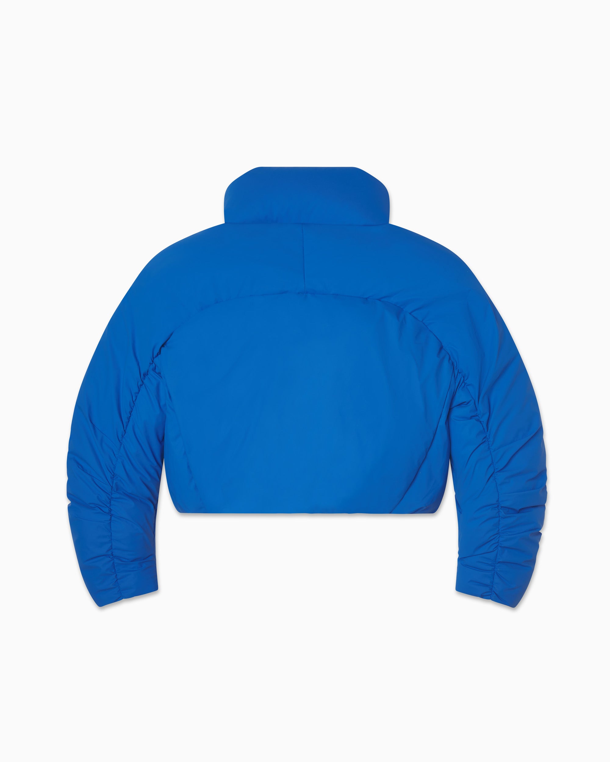 Cropped Puffer Jacket | Cobalt Blue