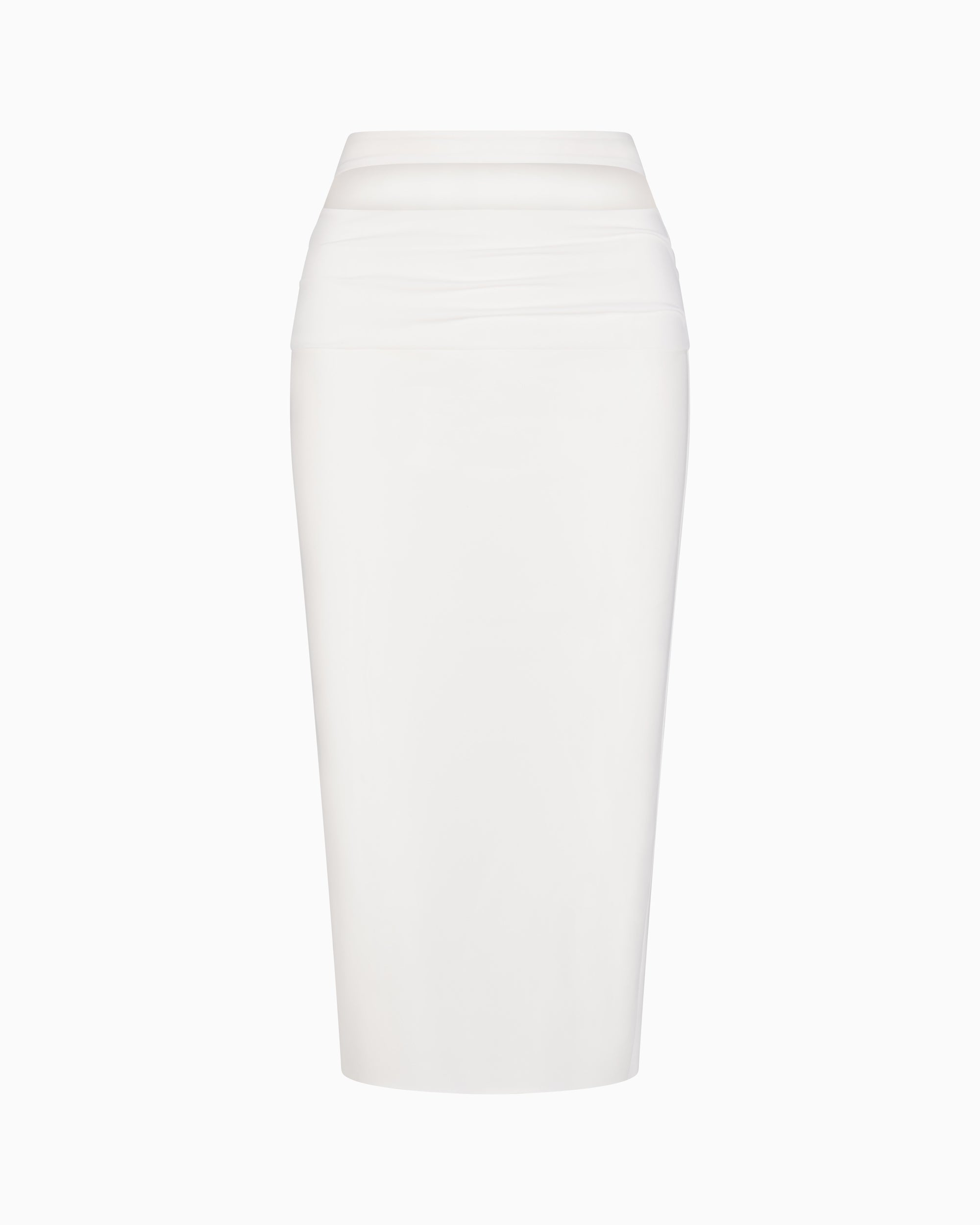 Sleek Stretch Cutout Skirt | Bright White