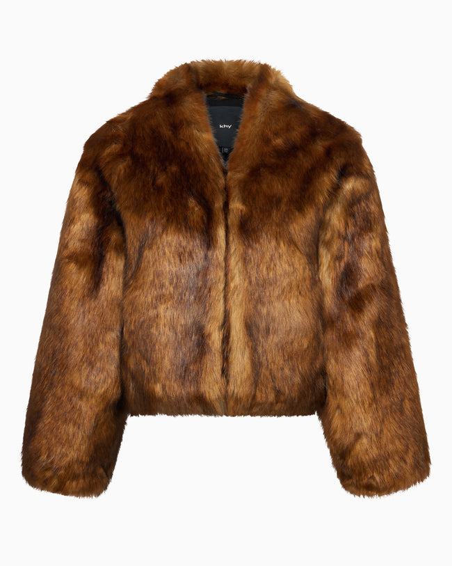 Faux Fur Jacket | Cedar