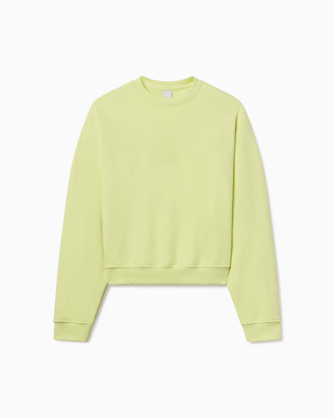 Fleece Crewneck | Limoncello