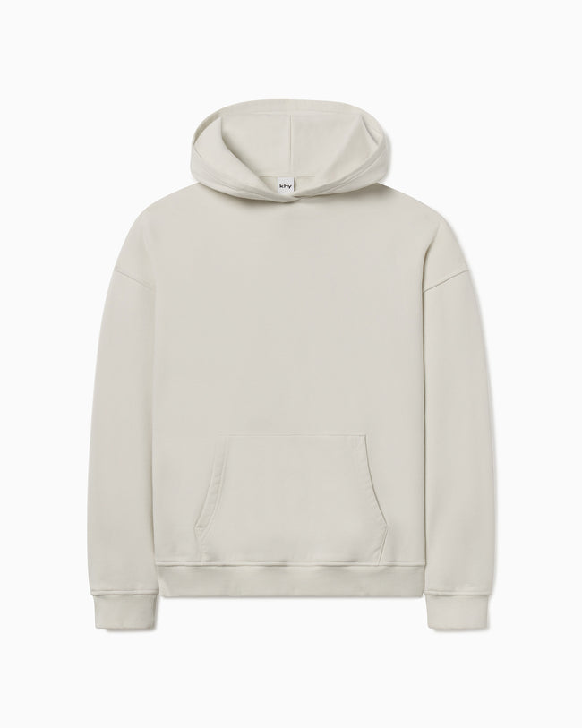 Fleece Oversized Hoodie | Ecru