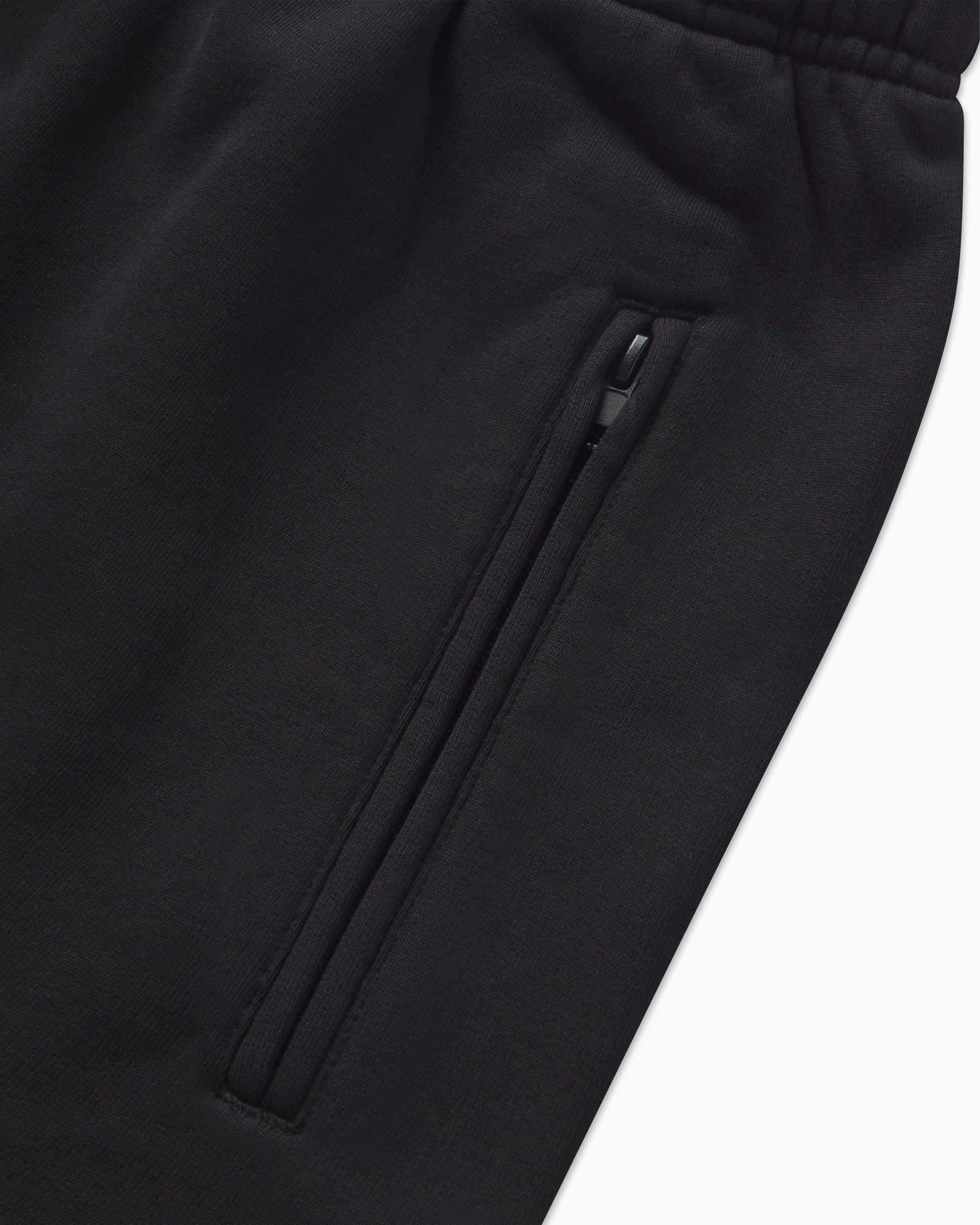 Fleece Straight Leg Pant | Black