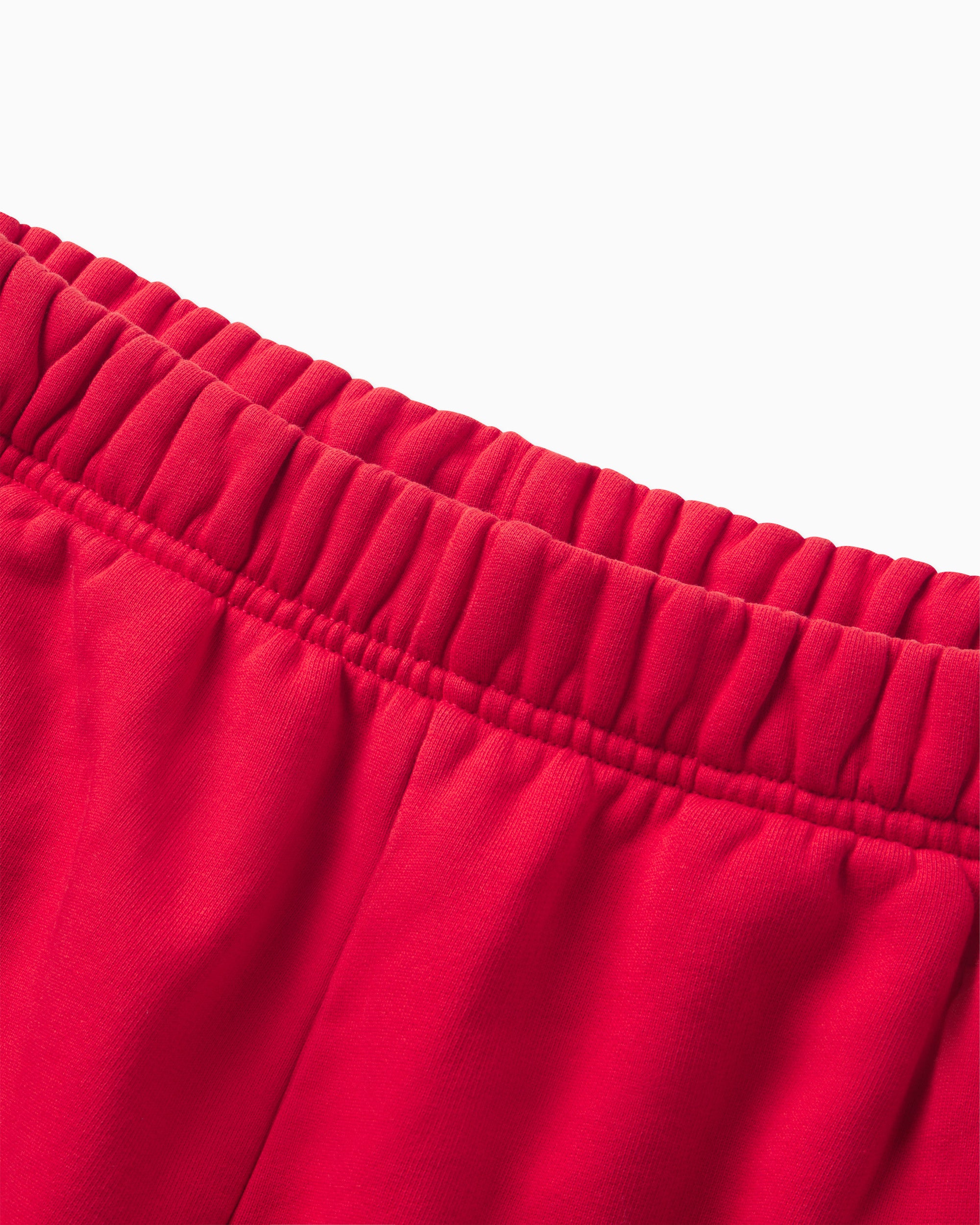 Fleece Straight Leg Pant | Red