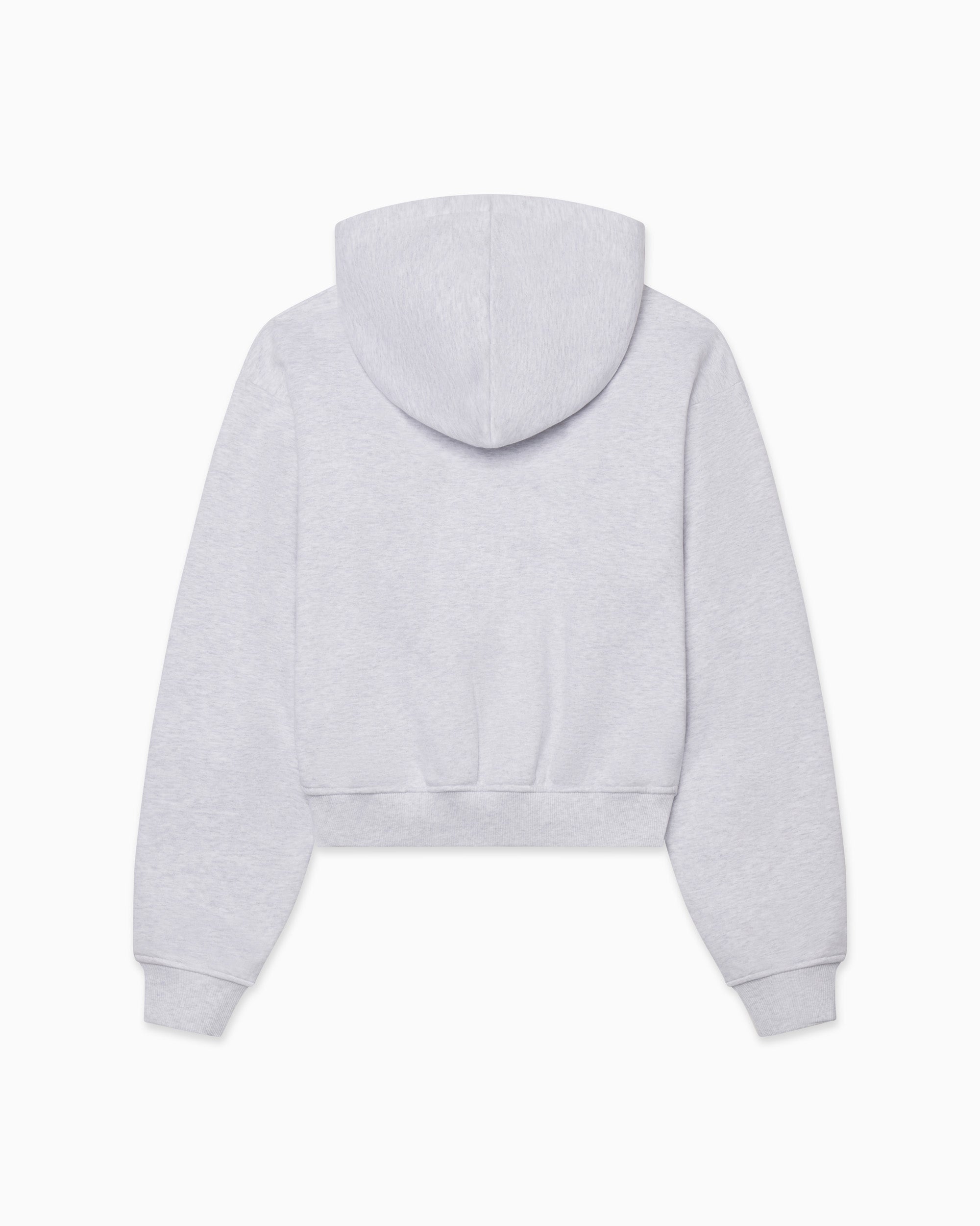 Fleece Zip Hoodie | Light Heather Grey