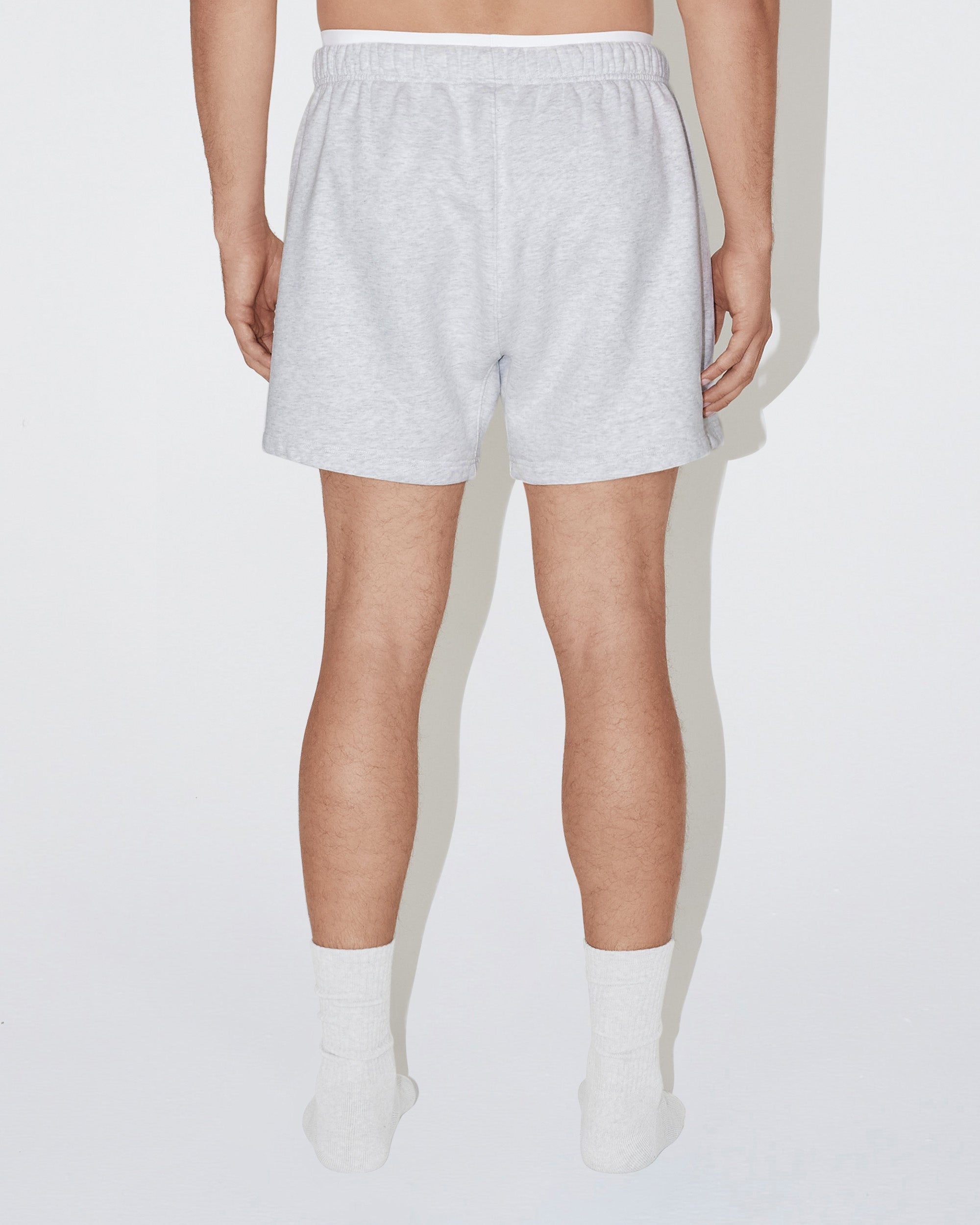 Fleece Short | Light Heather Grey