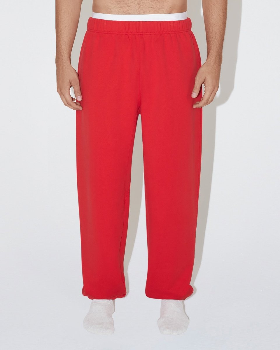 Red jogger hot sale