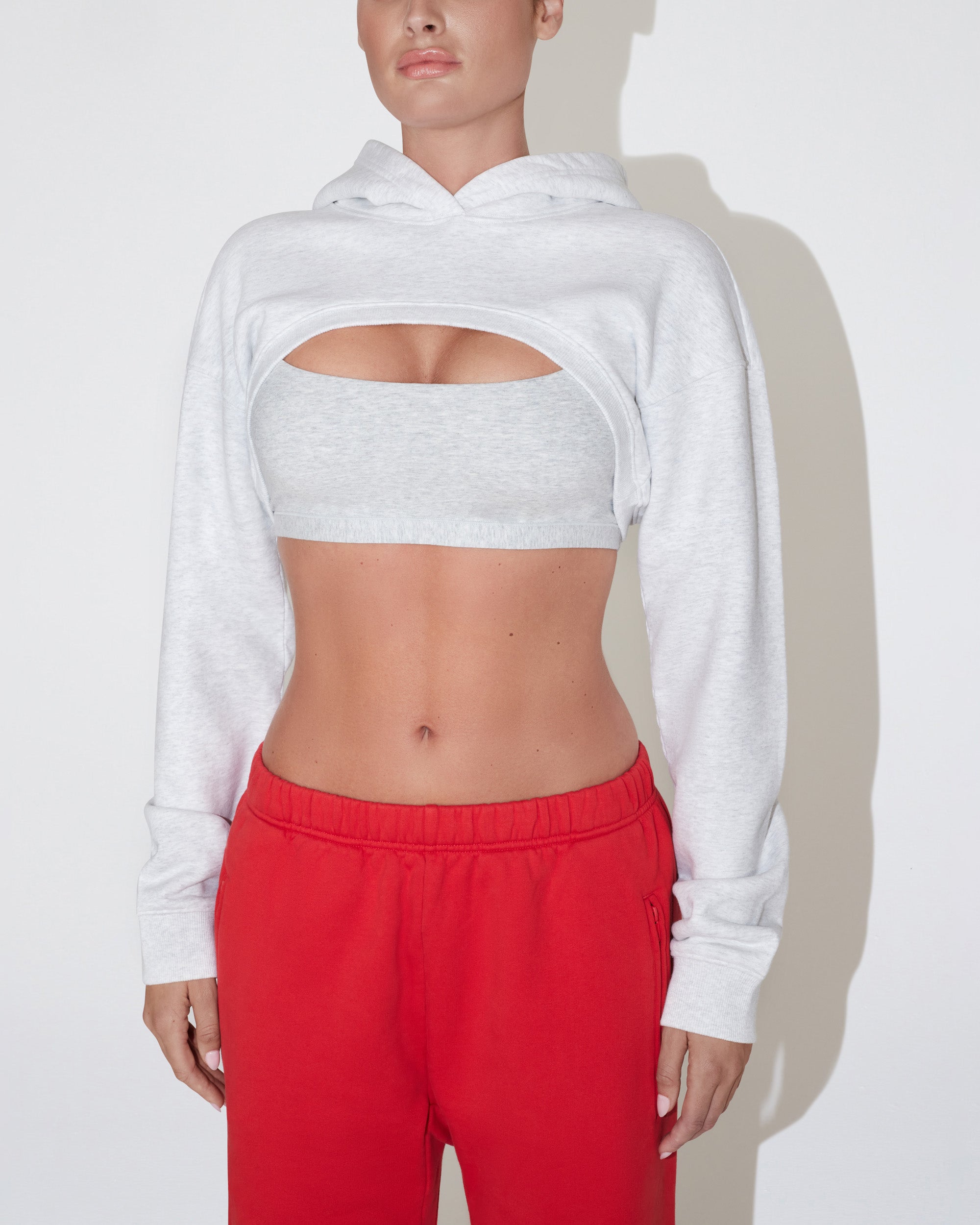 High on sale cropped hoodie