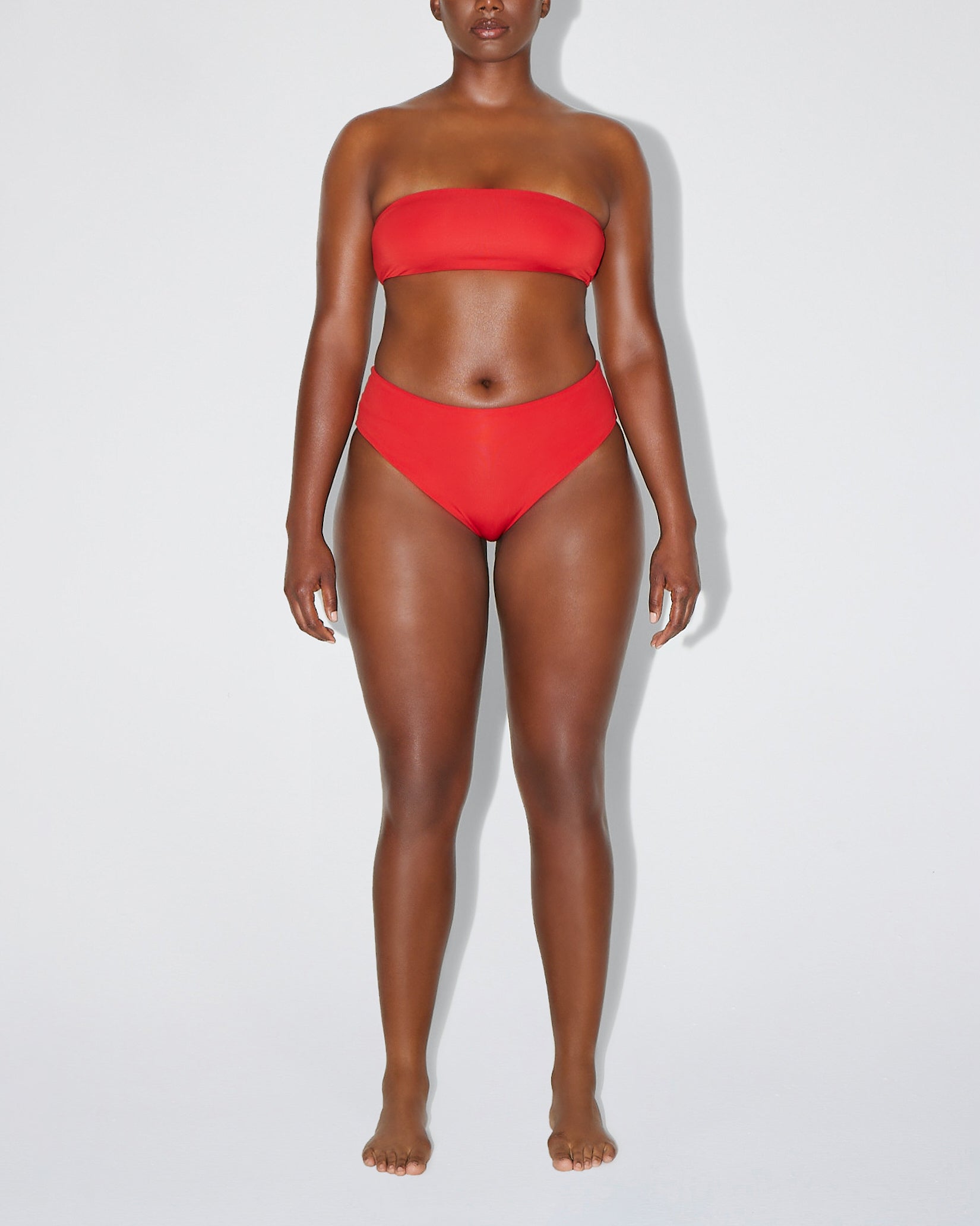 High Waist Bikini Bottom | Cherry