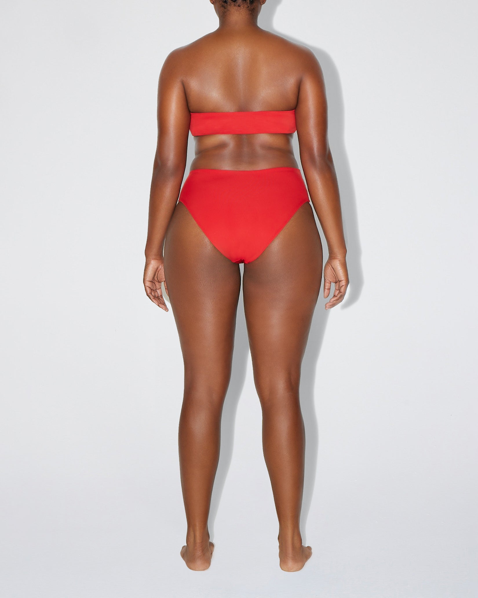 High Waist Bikini Bottom | Cherry