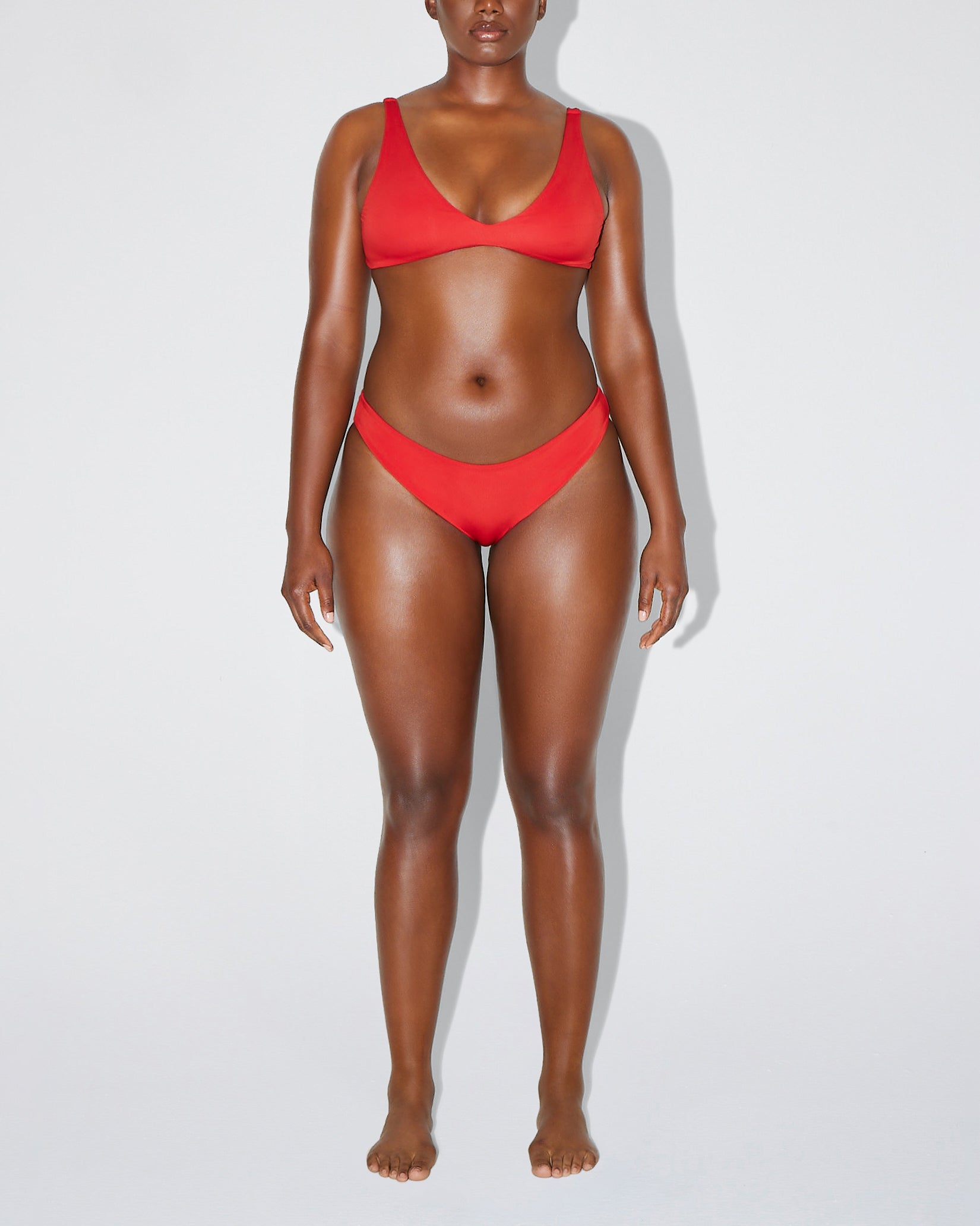 Low Rise Bikini Bottom | Cherry