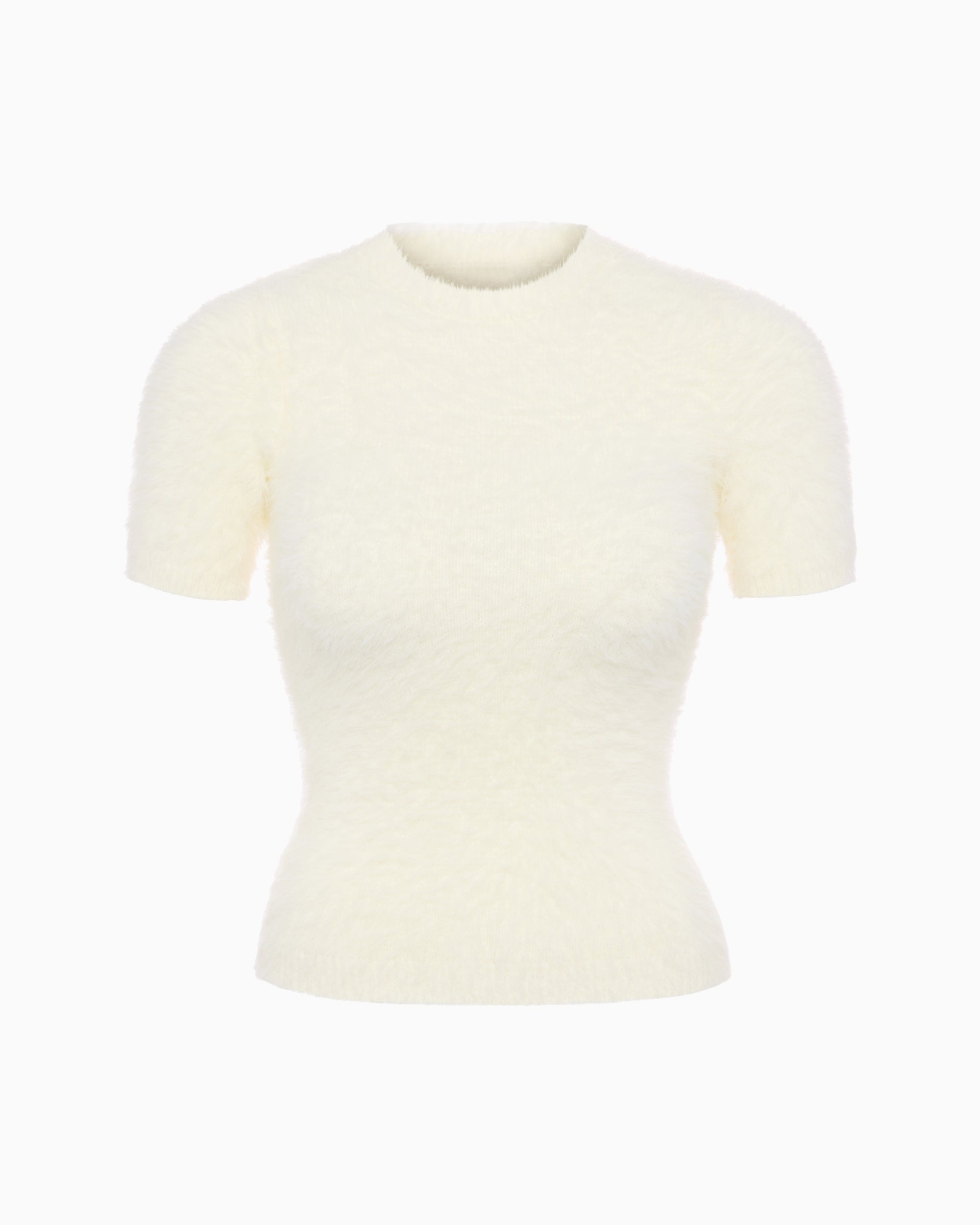 Knit Short Sleeve | Cream