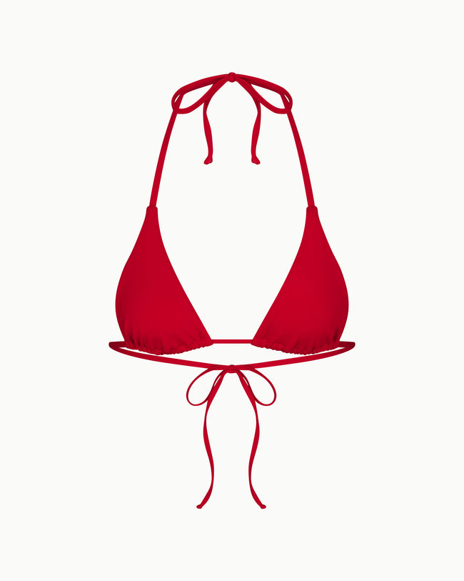 Micro Triangle Bikini Top | Cherry