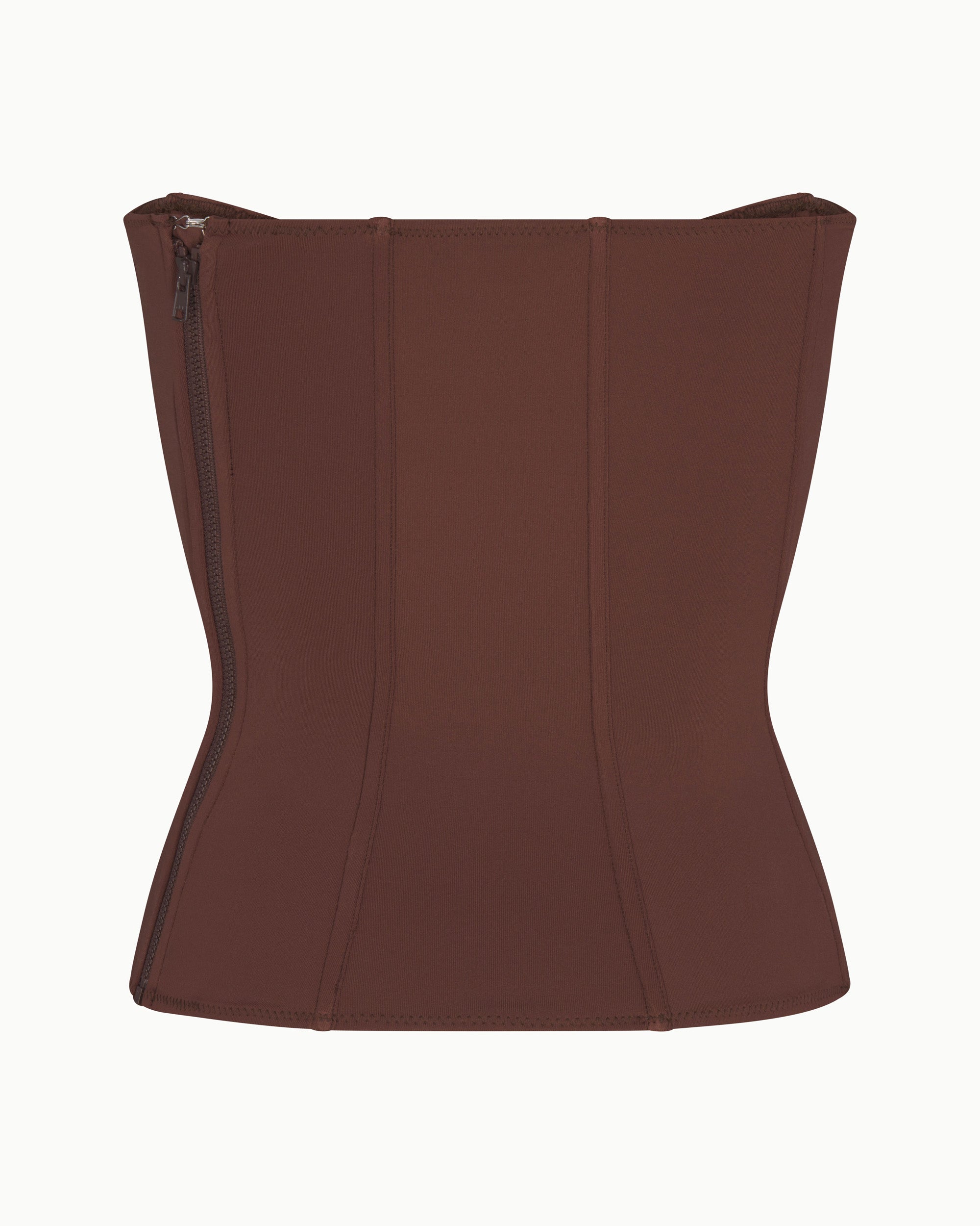 Corset Swim Top | Chocolate