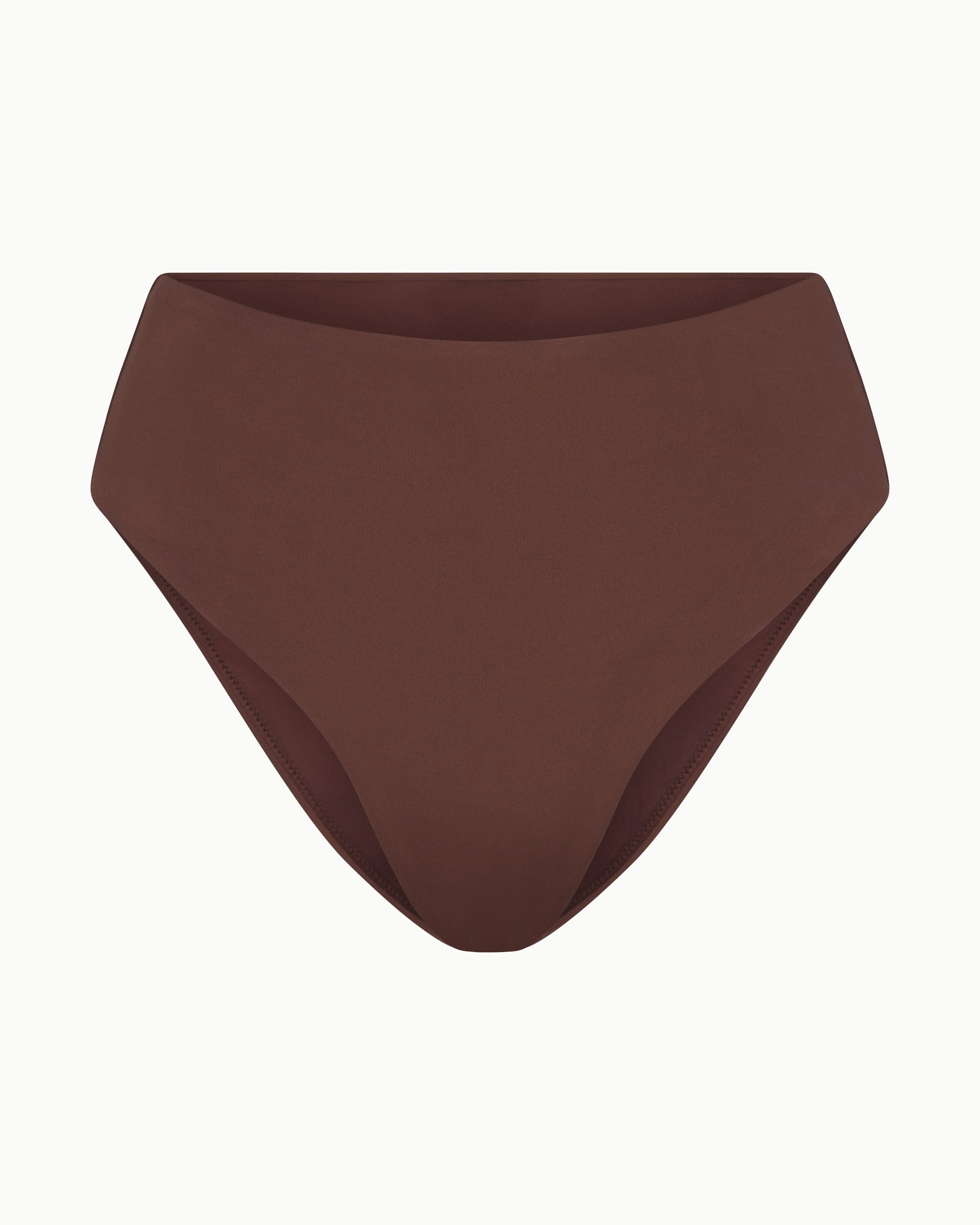 High Waist Bikini Bottom | Chocolate