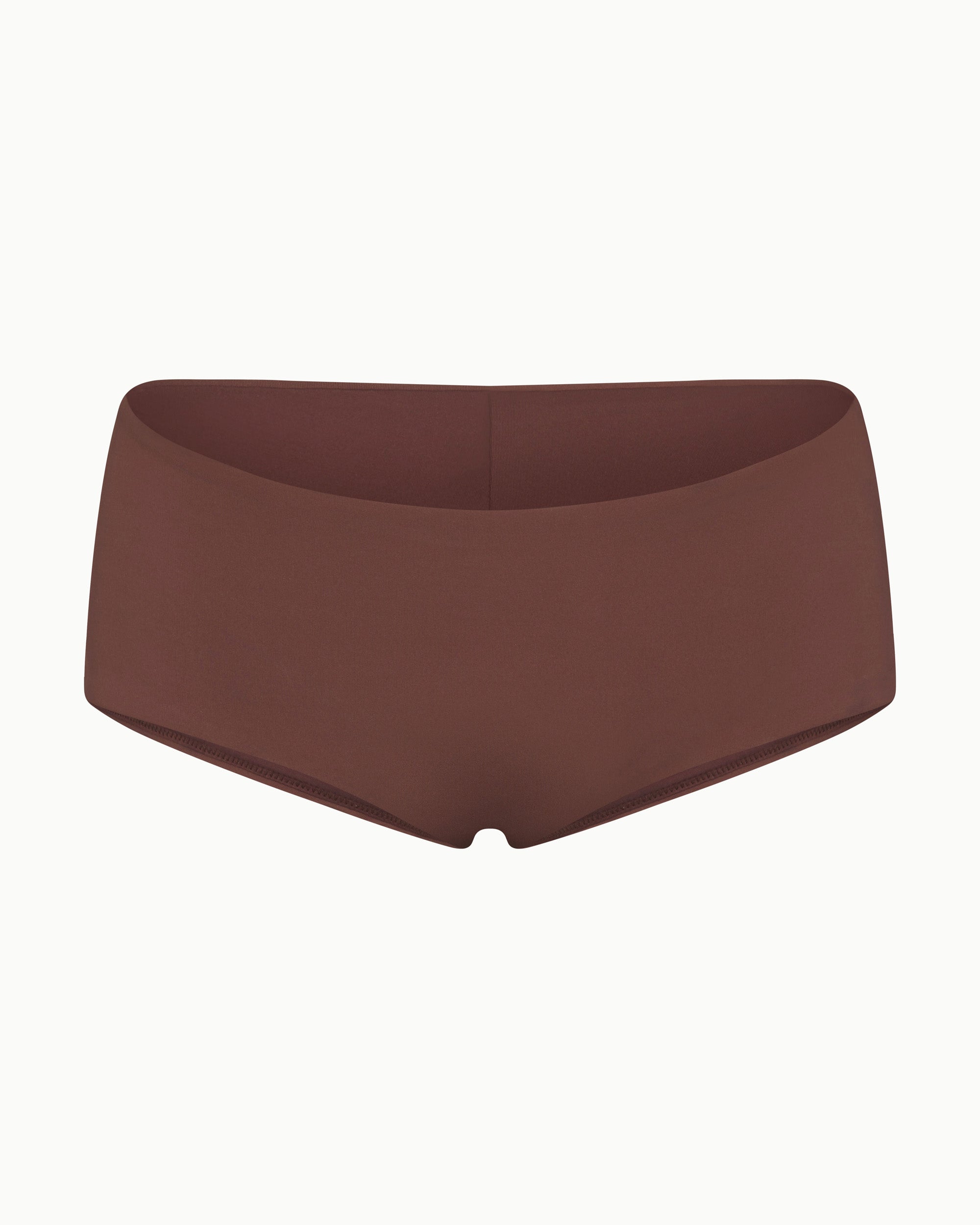 Low Rise Boyshort Bikini Bottom | Chocolate