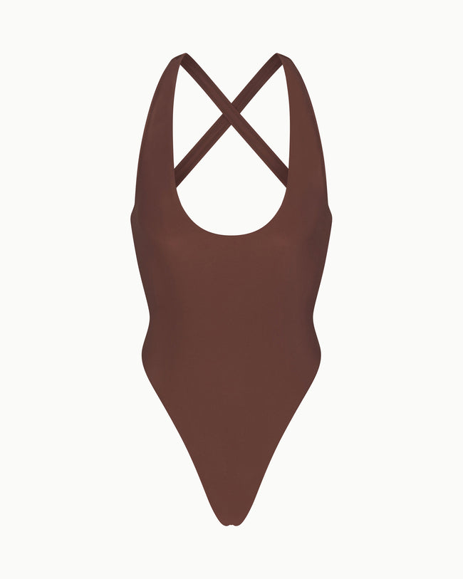 Crossback One Piece | Chocolate