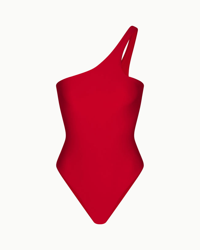 One Shoulder One Piece | Cherry