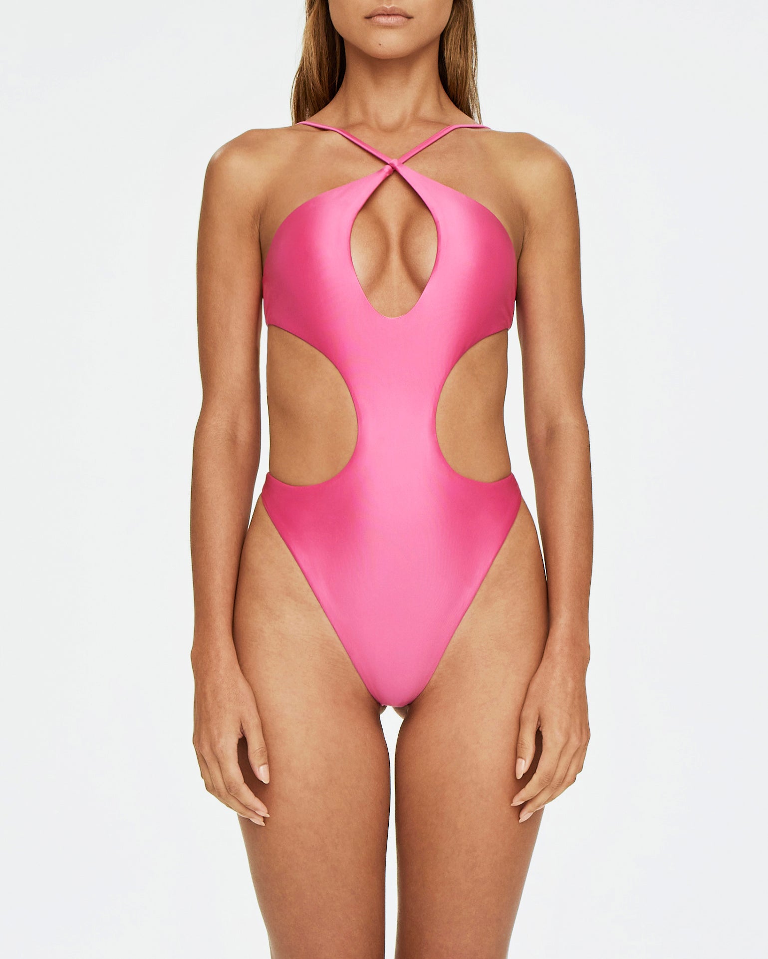 Cutout One Piece | Candy Pink