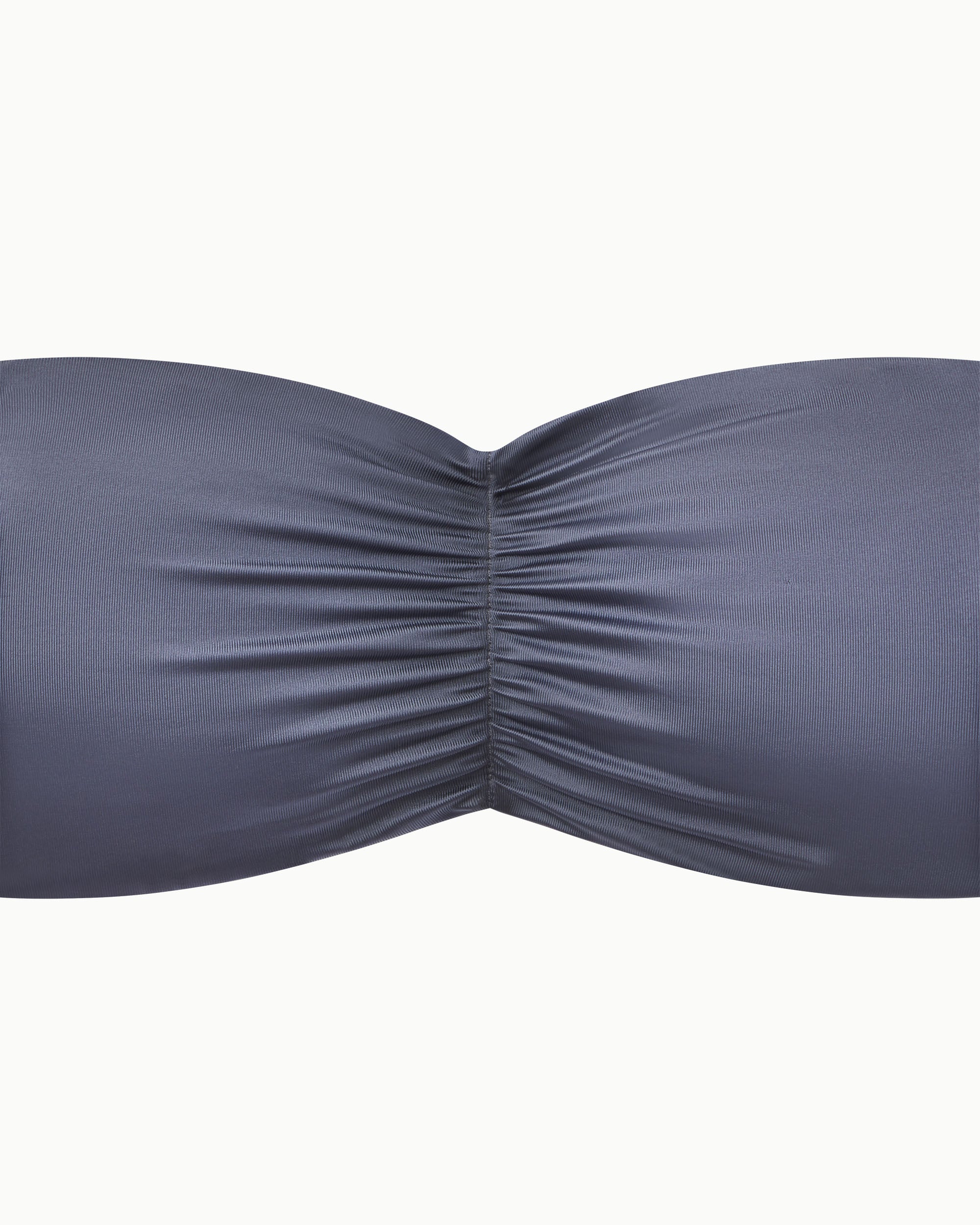 Ruched Bandeau Bikini Top | Meteor