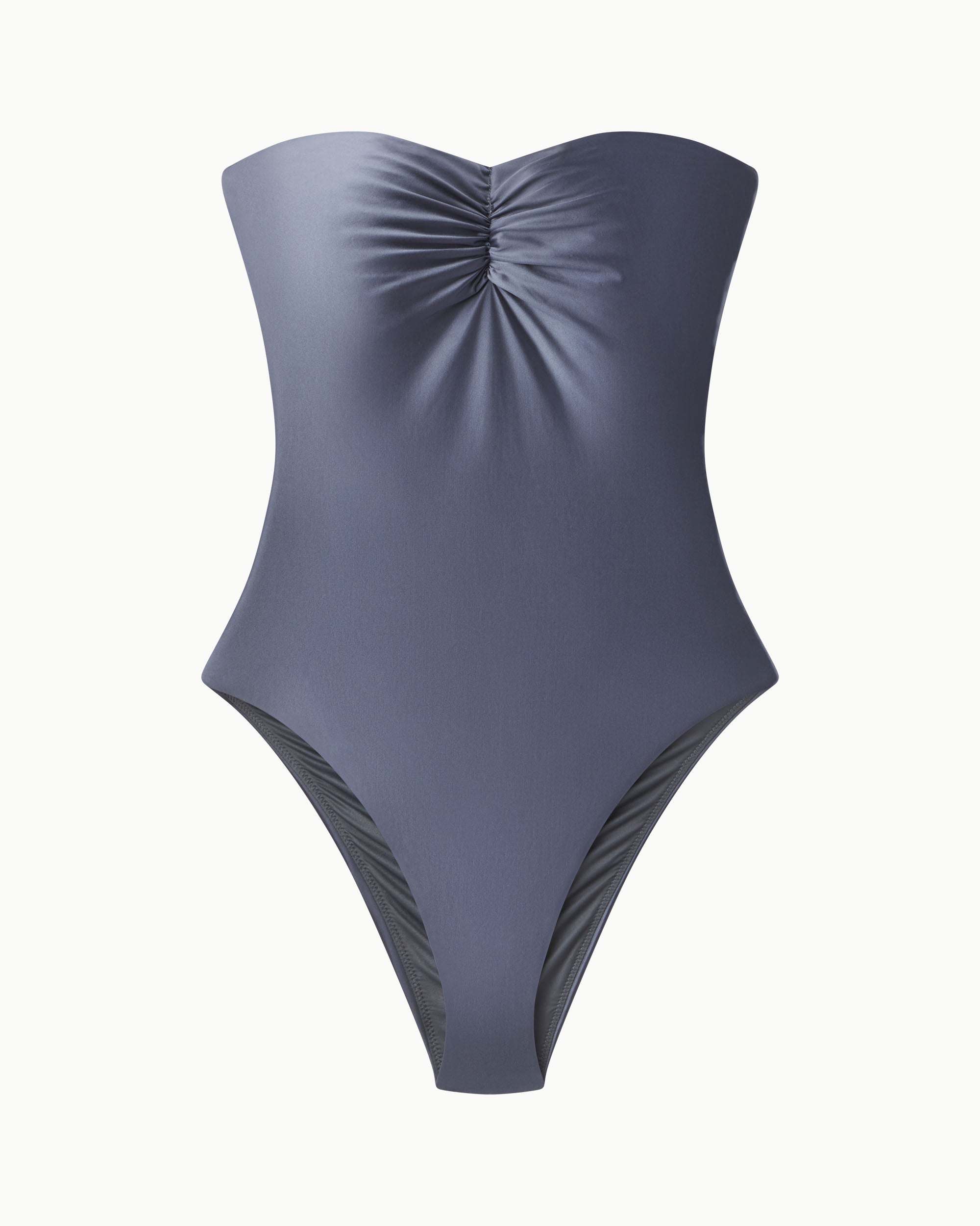 Strapless Ruched One Piece | Meteor