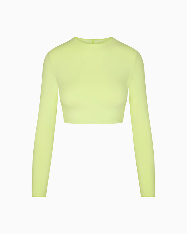 Long Sleeve Wrap Top | Limoncello