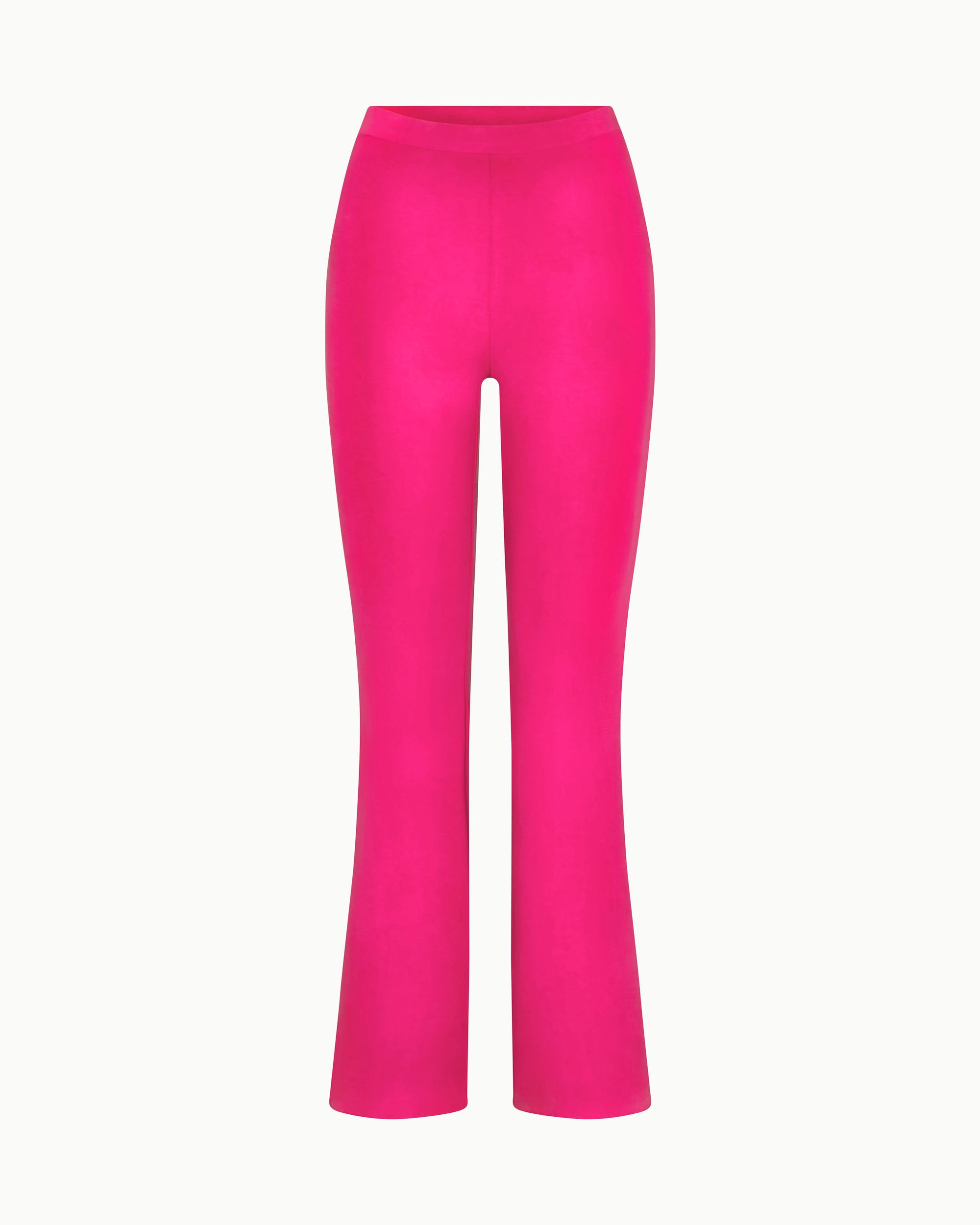 Sueded Stretch Low Rise Pant | Fuchsia