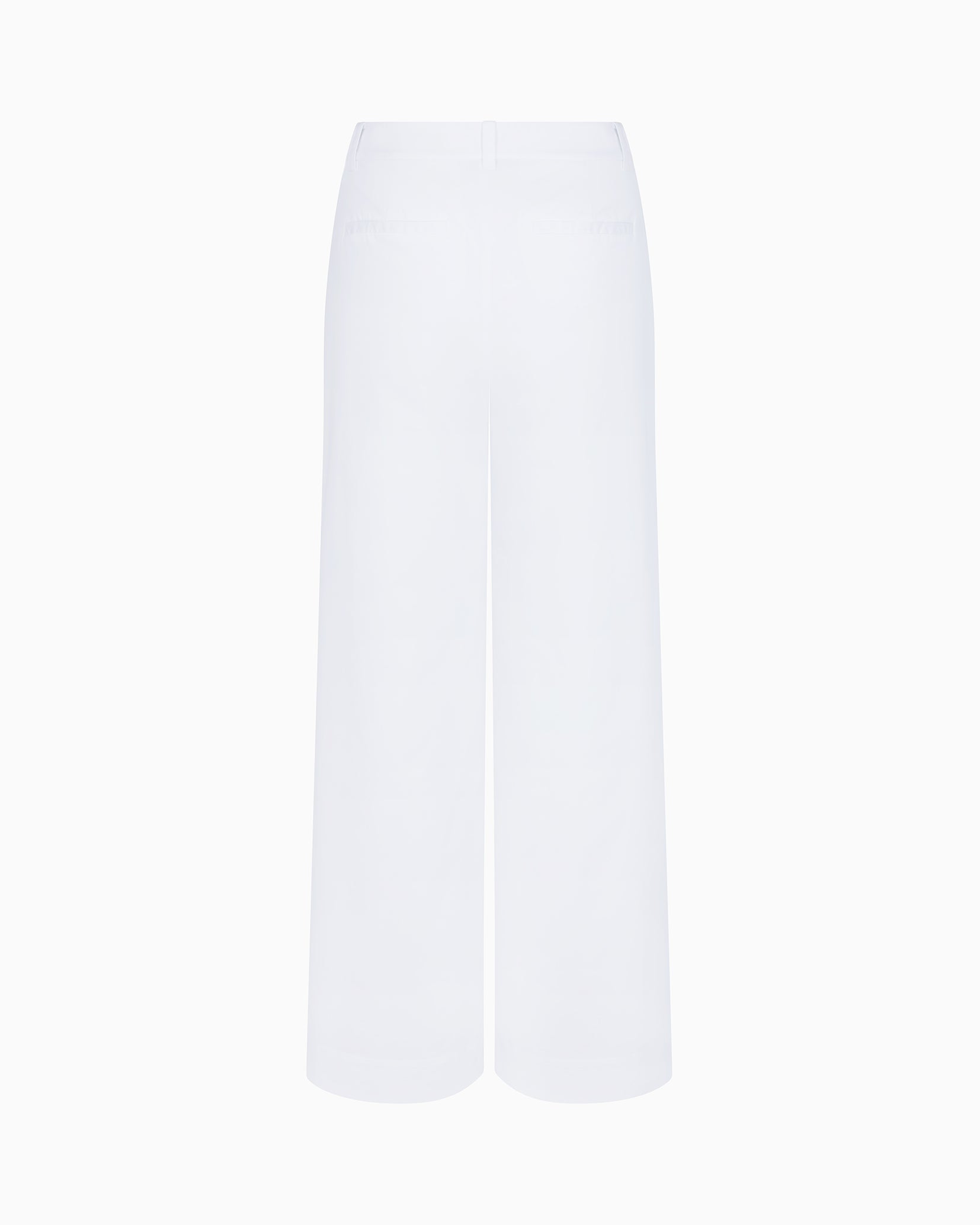 Poplin Low Rise Trouser | White