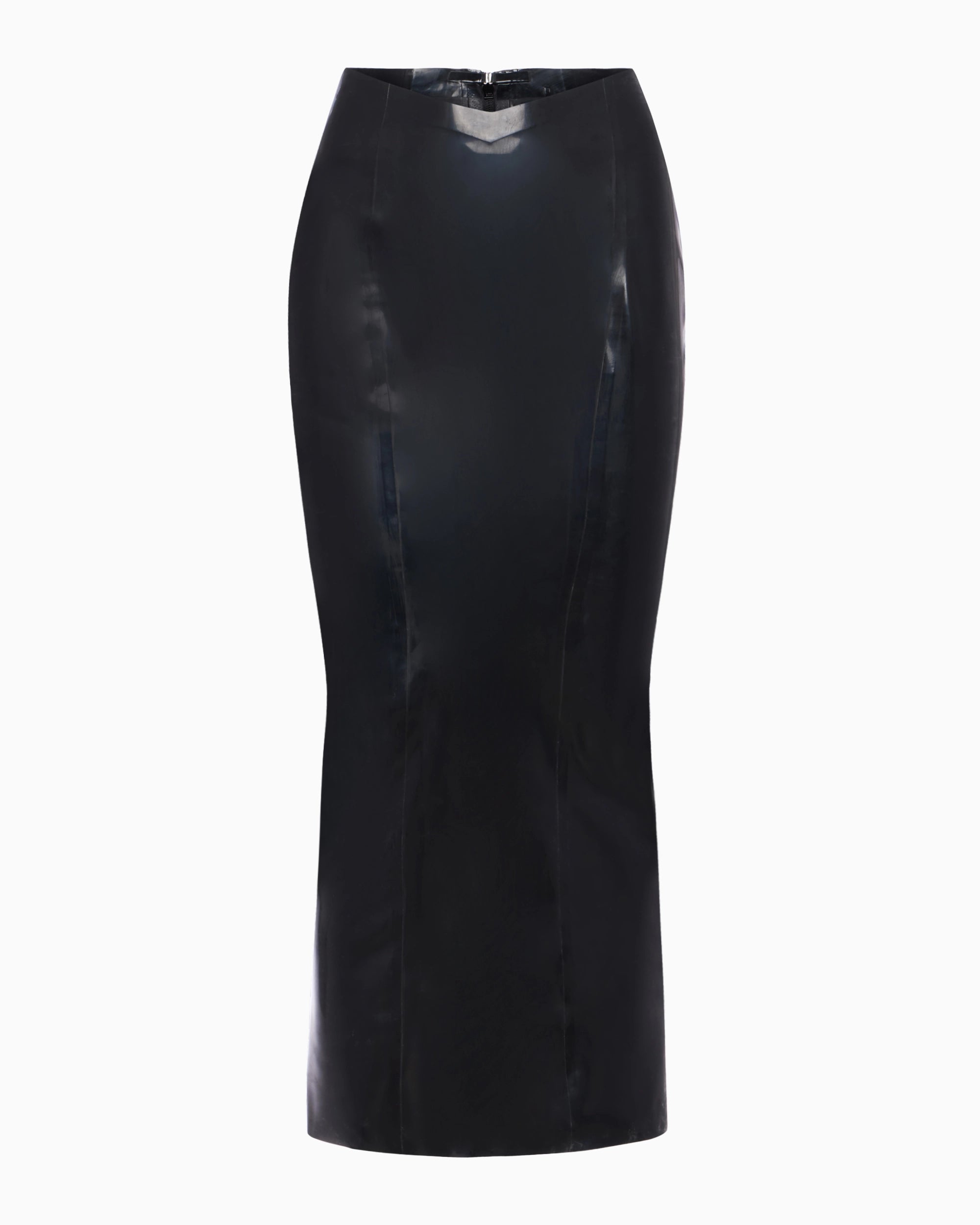 Latex Maxi Skirt | Black