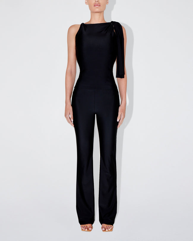 Sleek Stretch Low Rise Pant | Black