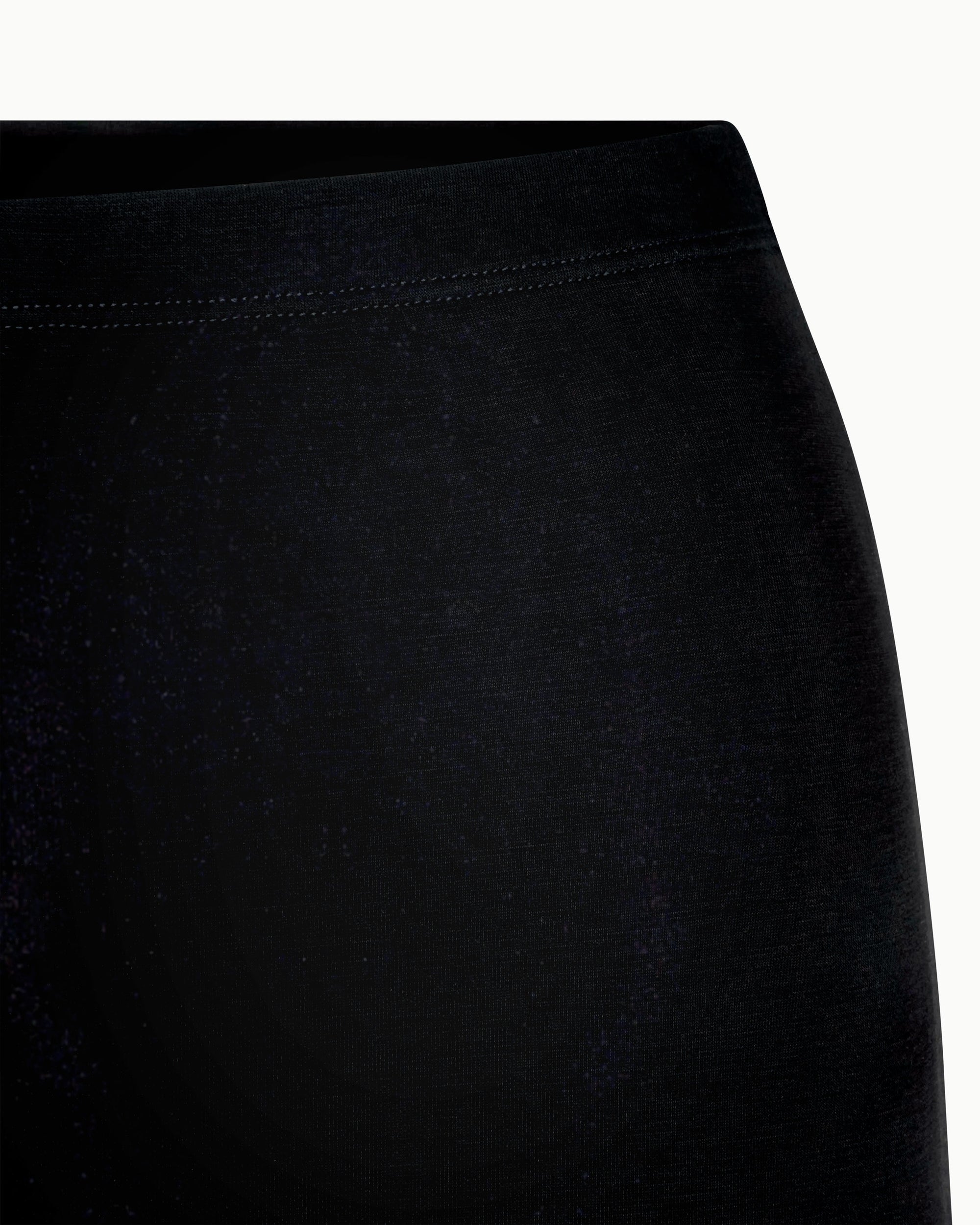 Sueded Stretch Ultra Mini Skirt | Black