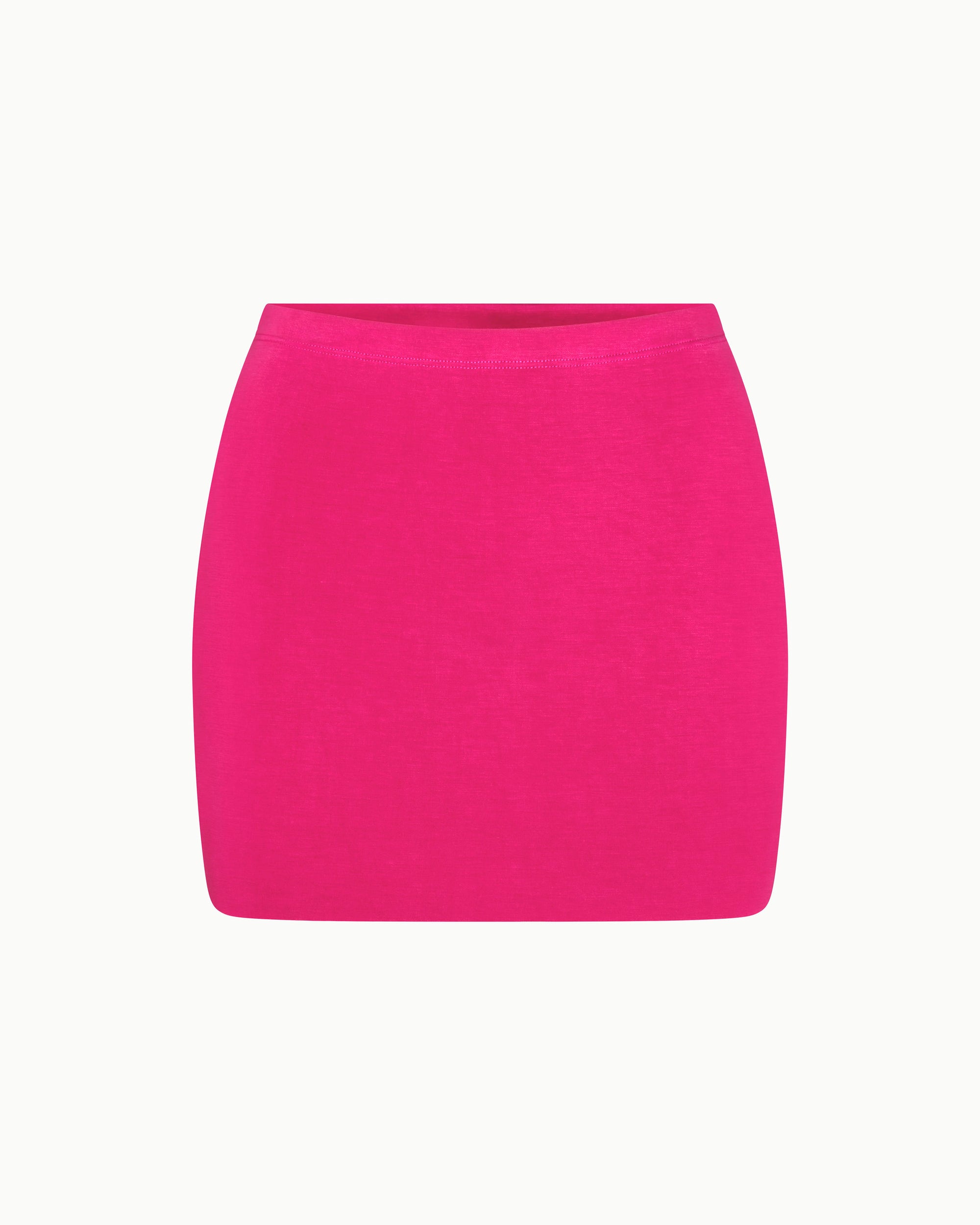 Sueded Stretch Ultra Mini Skirt | Fuchsia