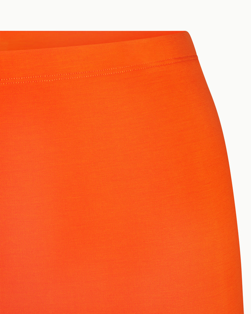 Sueded Stretch Ultra Mini Skirt | Papaya