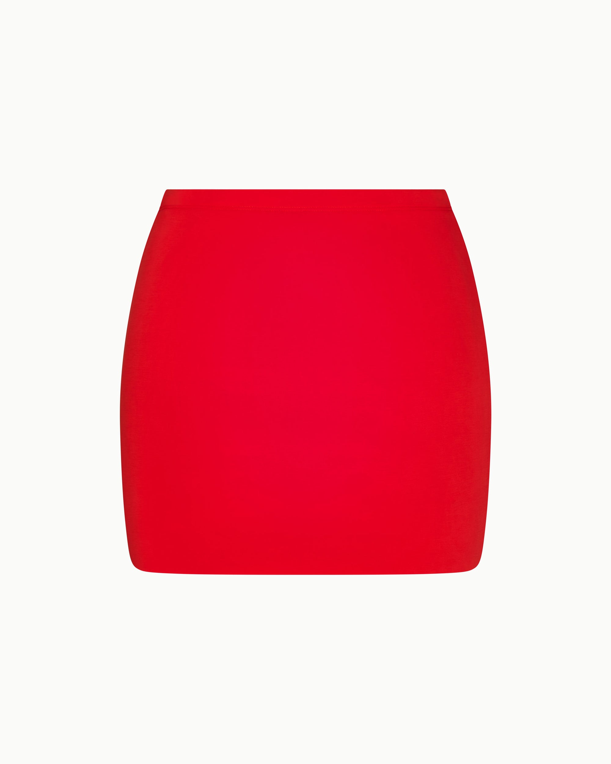 Sueded Stretch Ultra Mini Skirt | Tomato