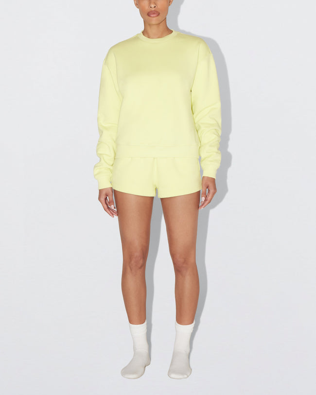 Fleece Crewneck | Limoncello