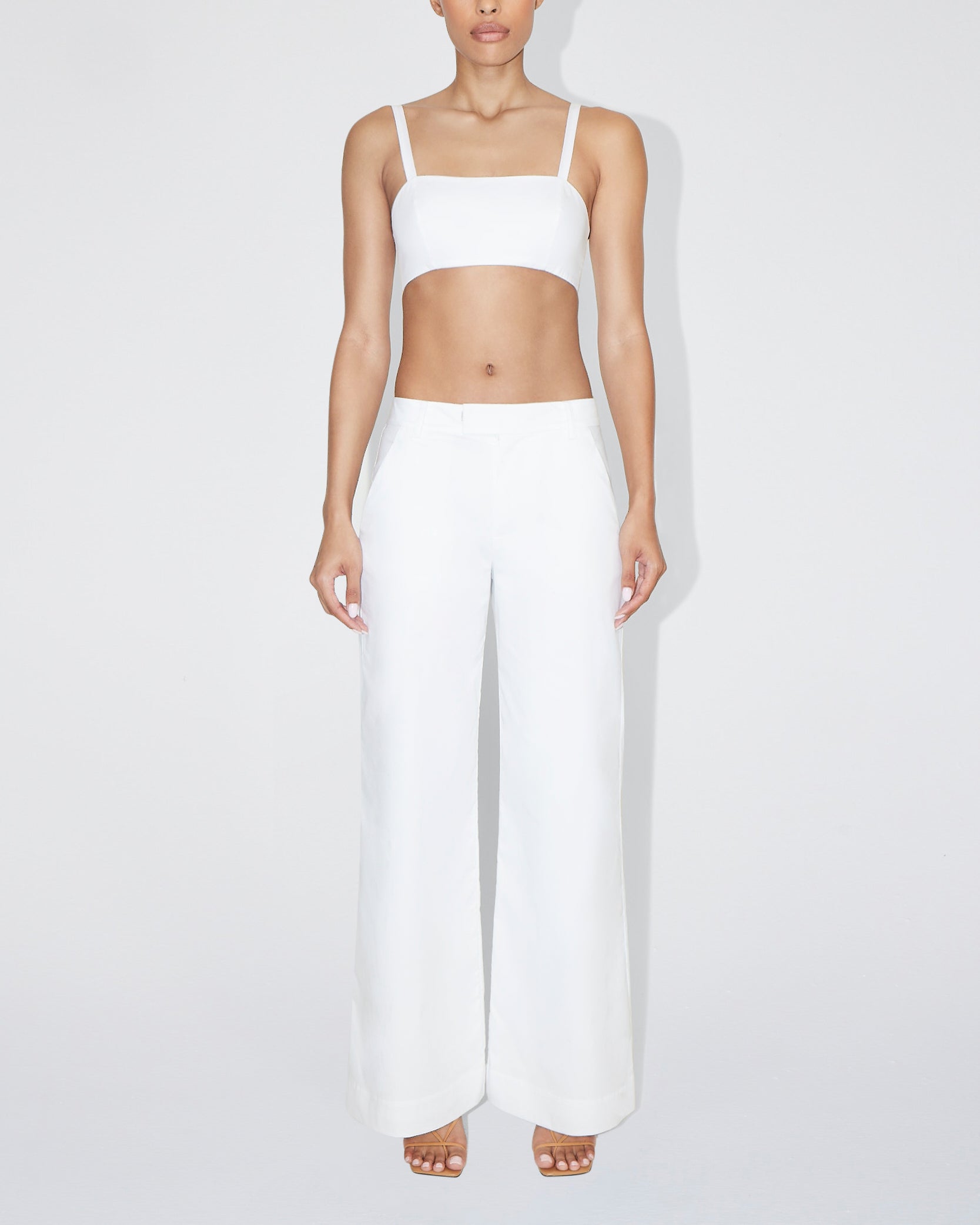 Poplin Bralette | White