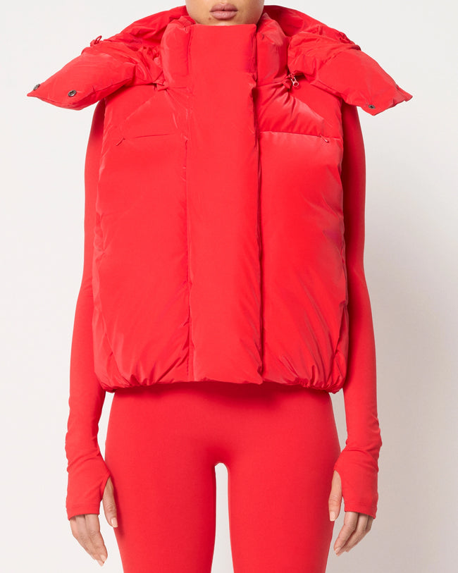 Puffer Vest | Scarlet