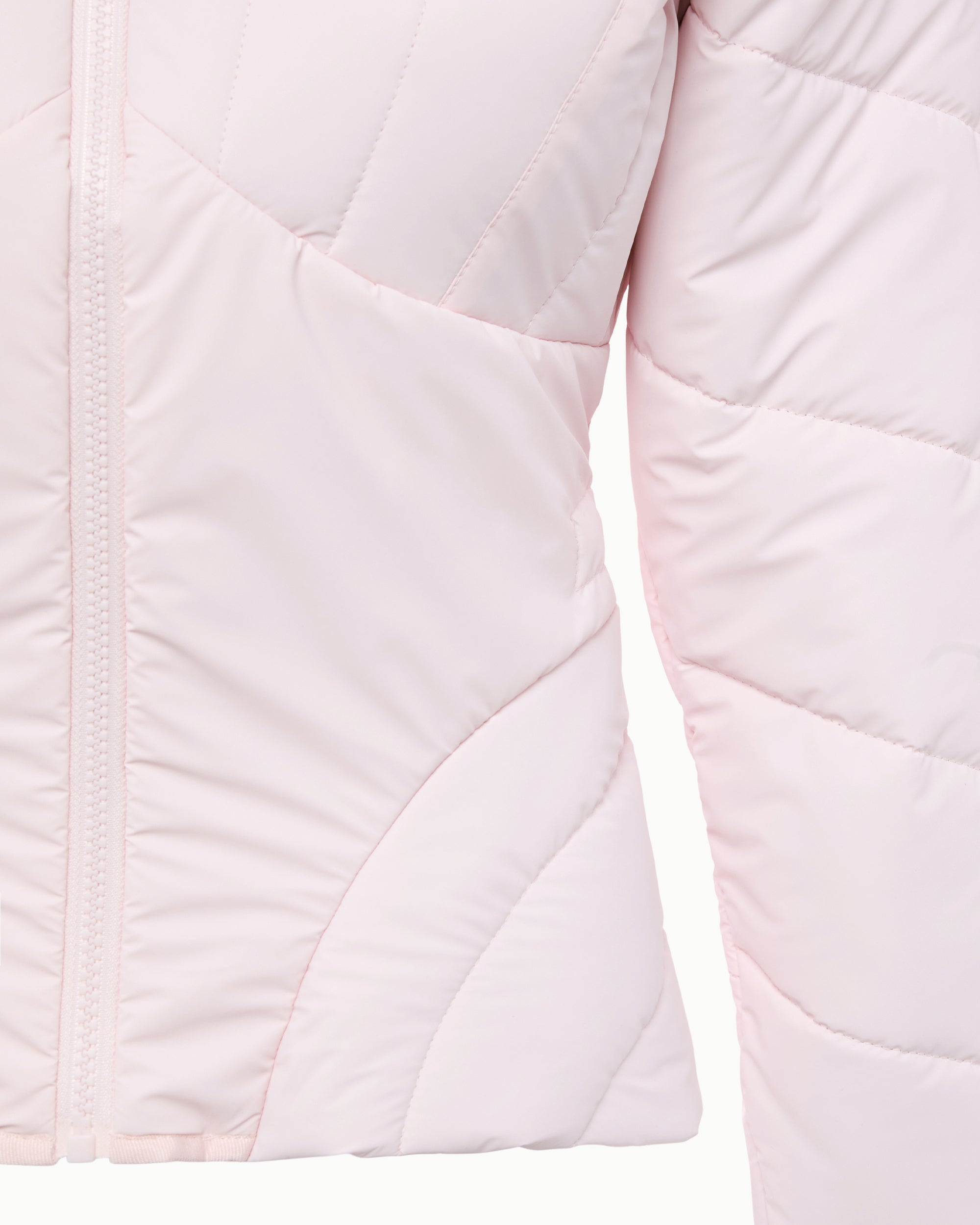 Sculpted Puffer Jacket | Powder Pink