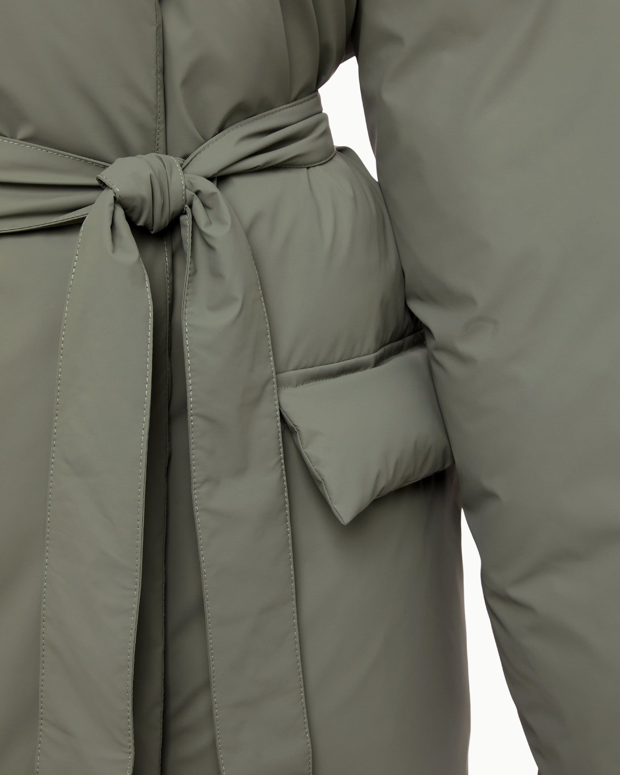 Puffer Coat | Dusty Olive