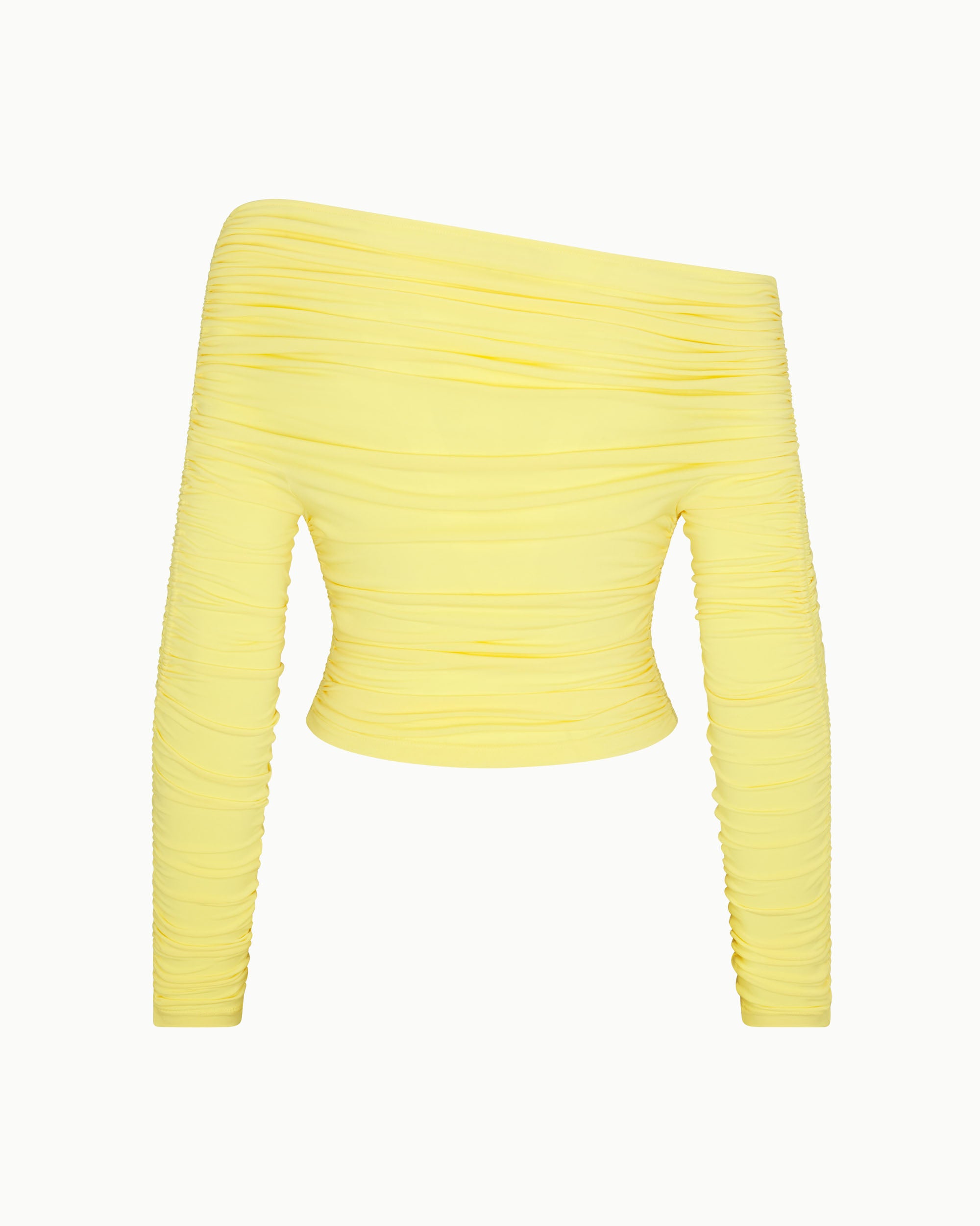 Long Sleeve Ruched Top | Golden