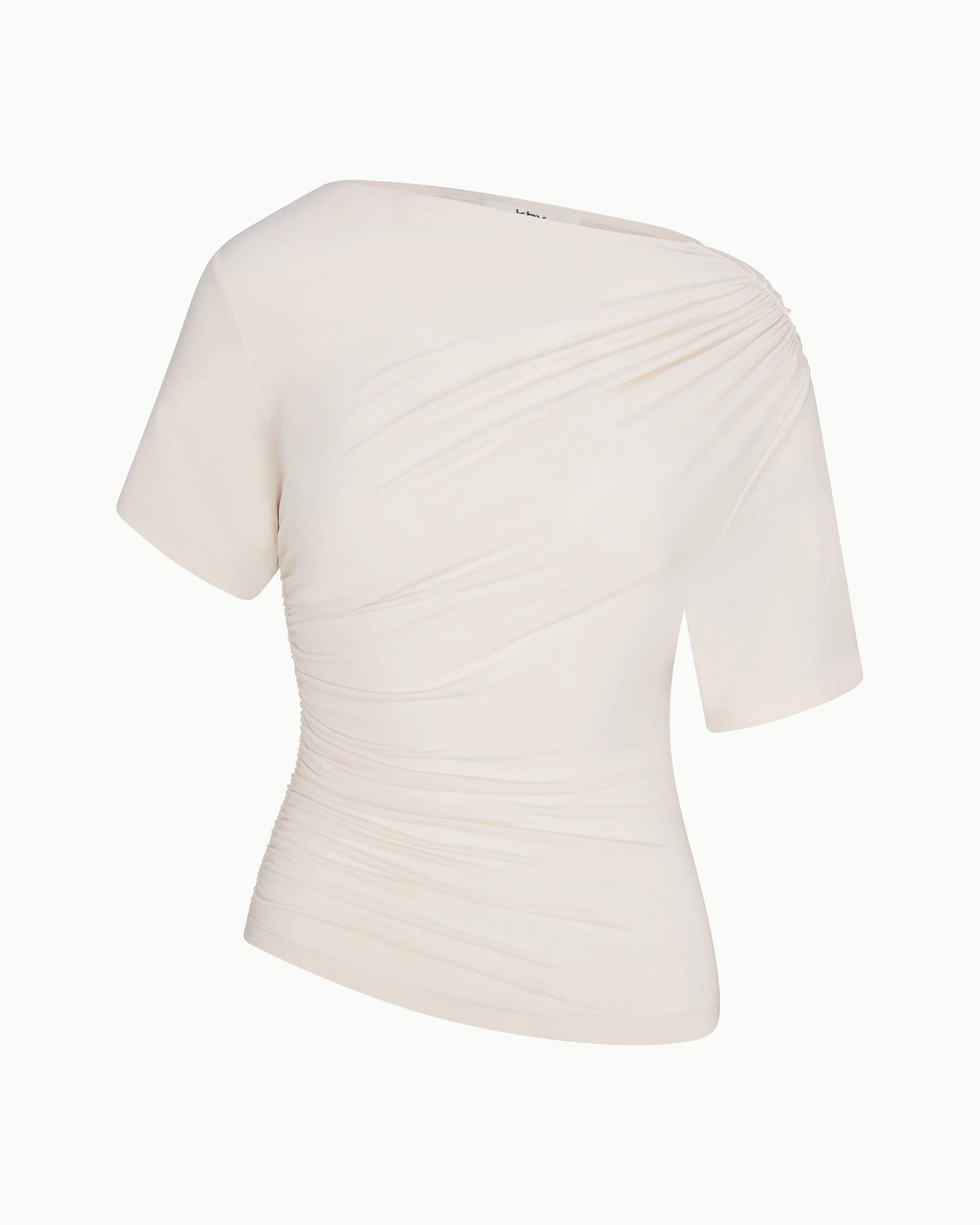 Asymmetrical Ruched Top | Shell